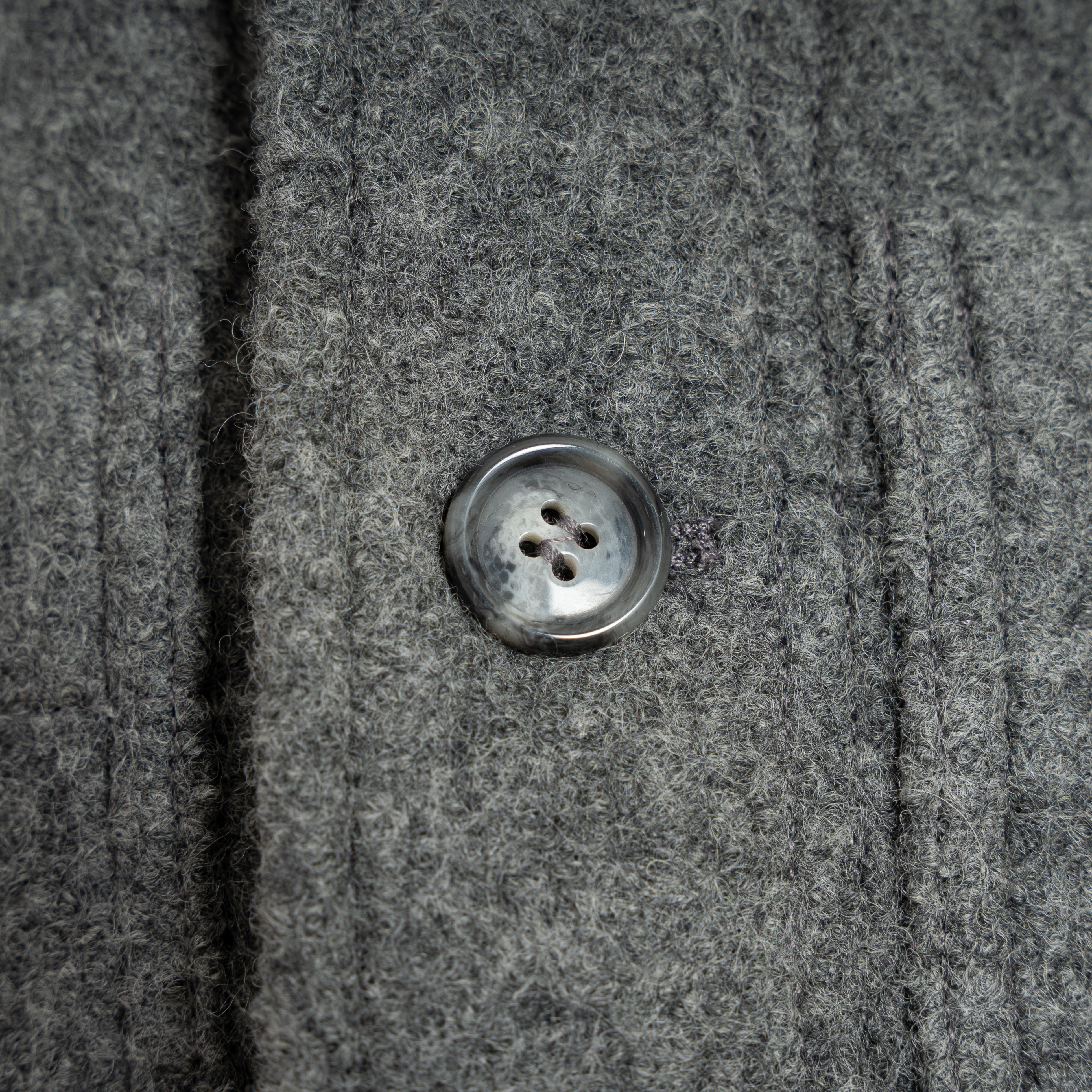 A.P.C. Flannel Overshirt Grijs | Emile