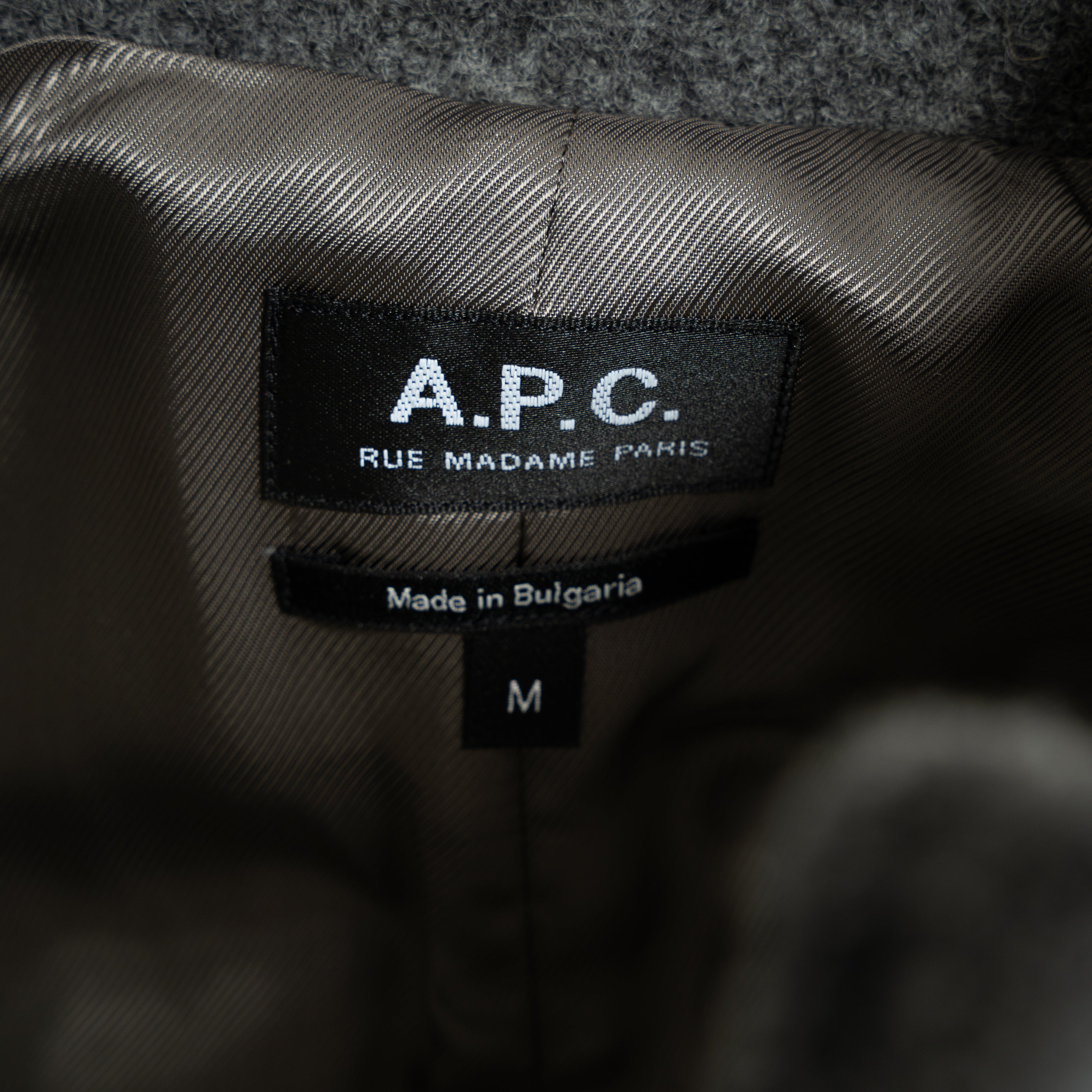 A.P.C. Flannel Overshirt Grijs | Emile