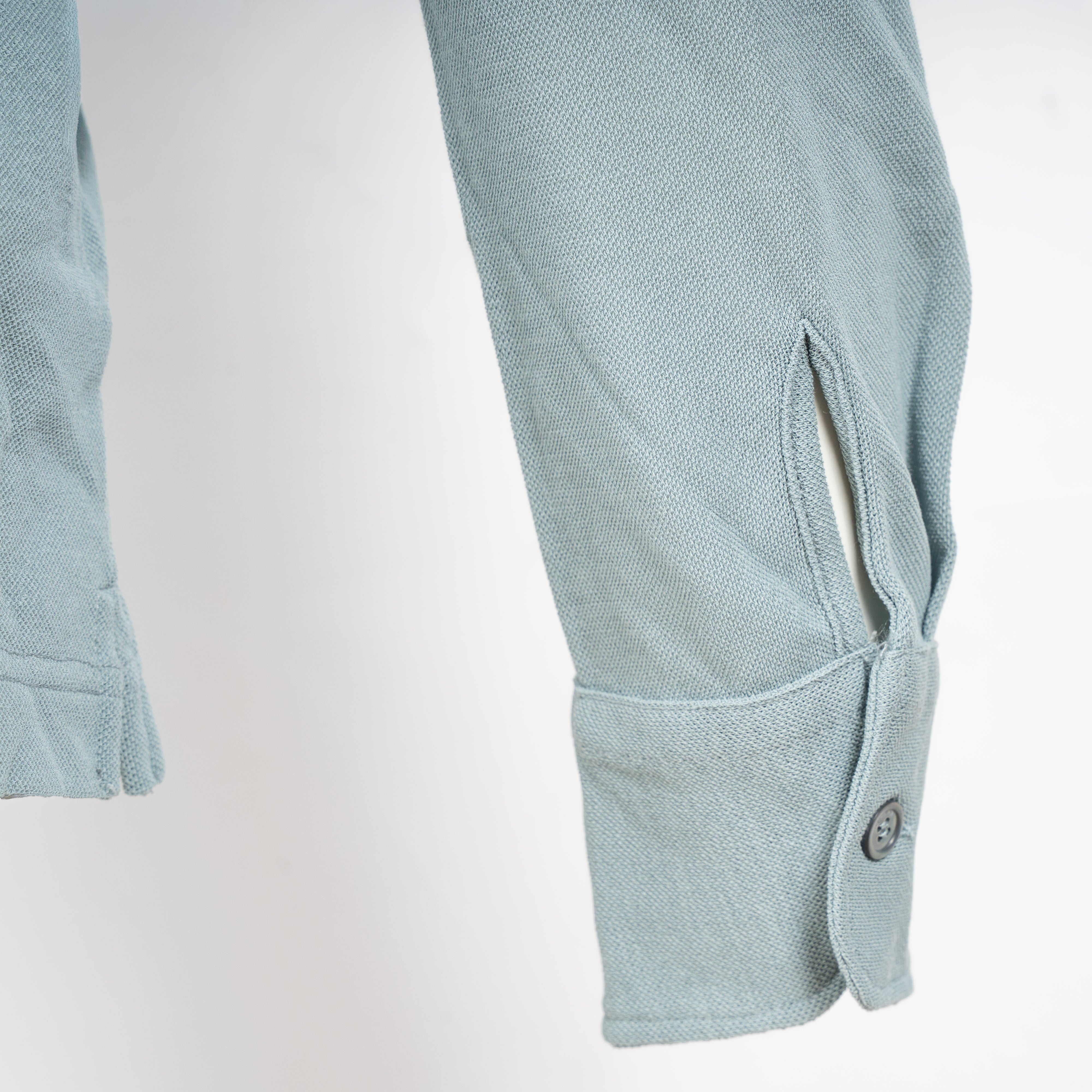 Zanone Polo Lange Mouw Lichtblauw | IceCotton