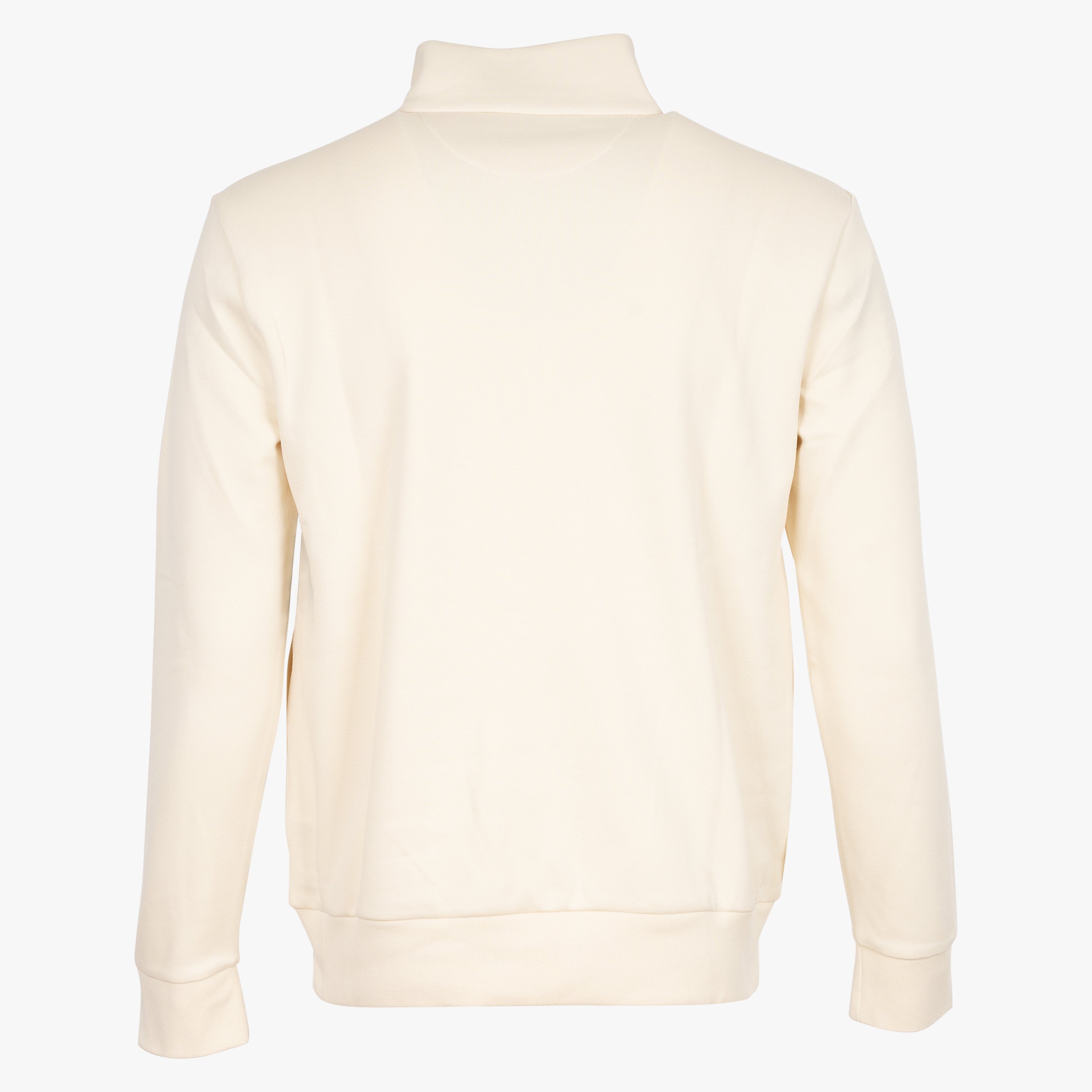 Ralph Lauren Gebreide Trui met Rits Crème | Double-Knit