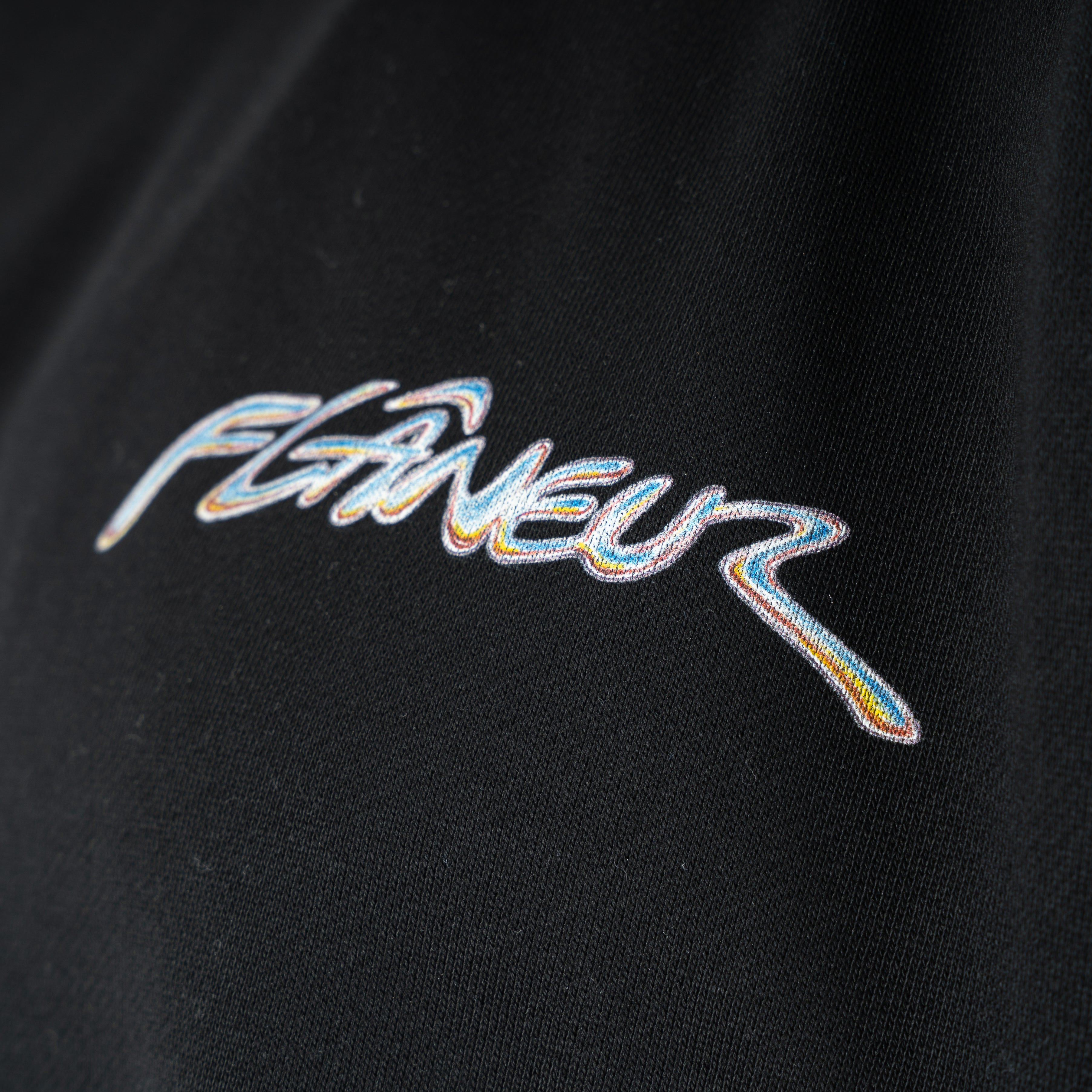 Flaneur Hoodie zwart | Chrome