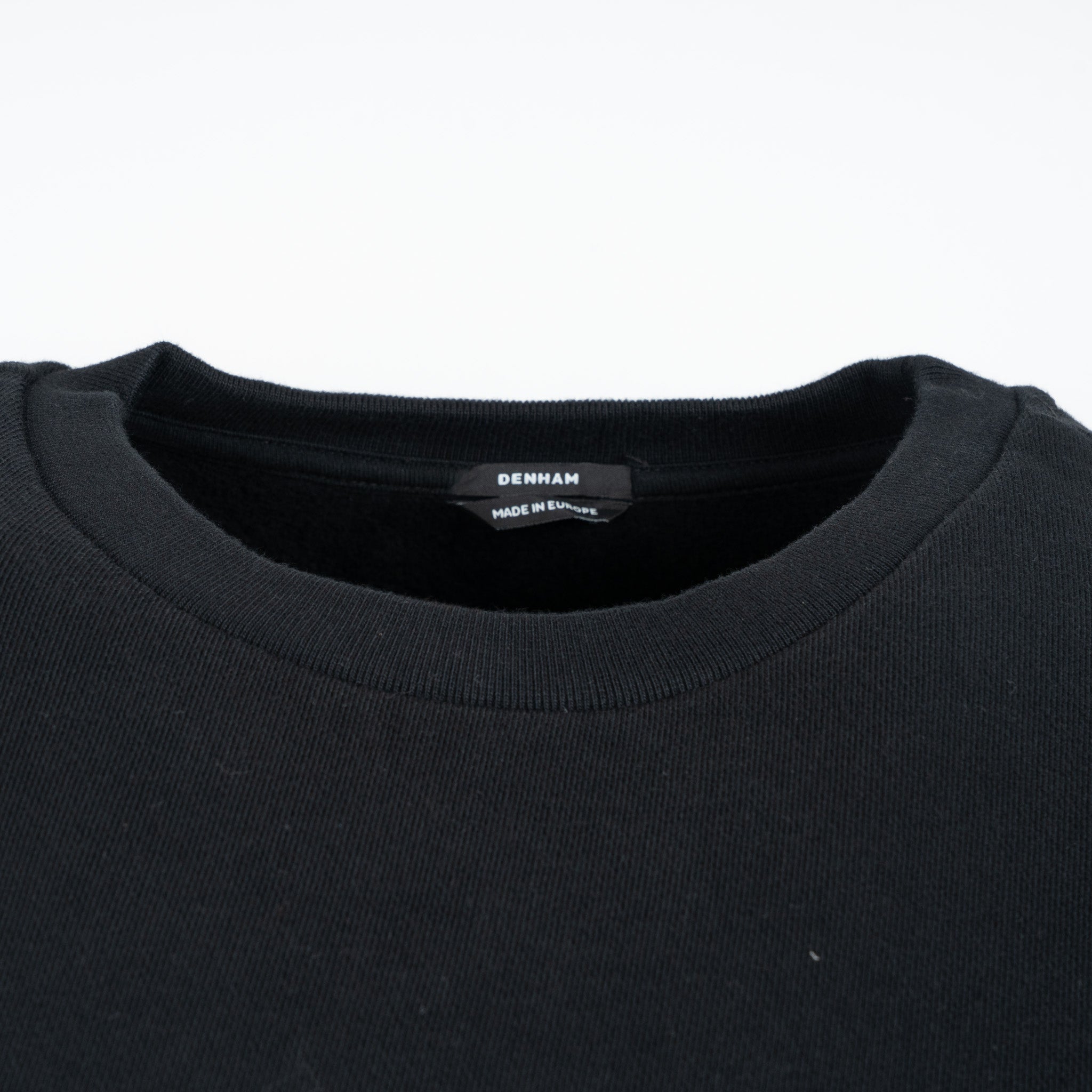 Denham Sweater Zwart | Scissor Crewneck