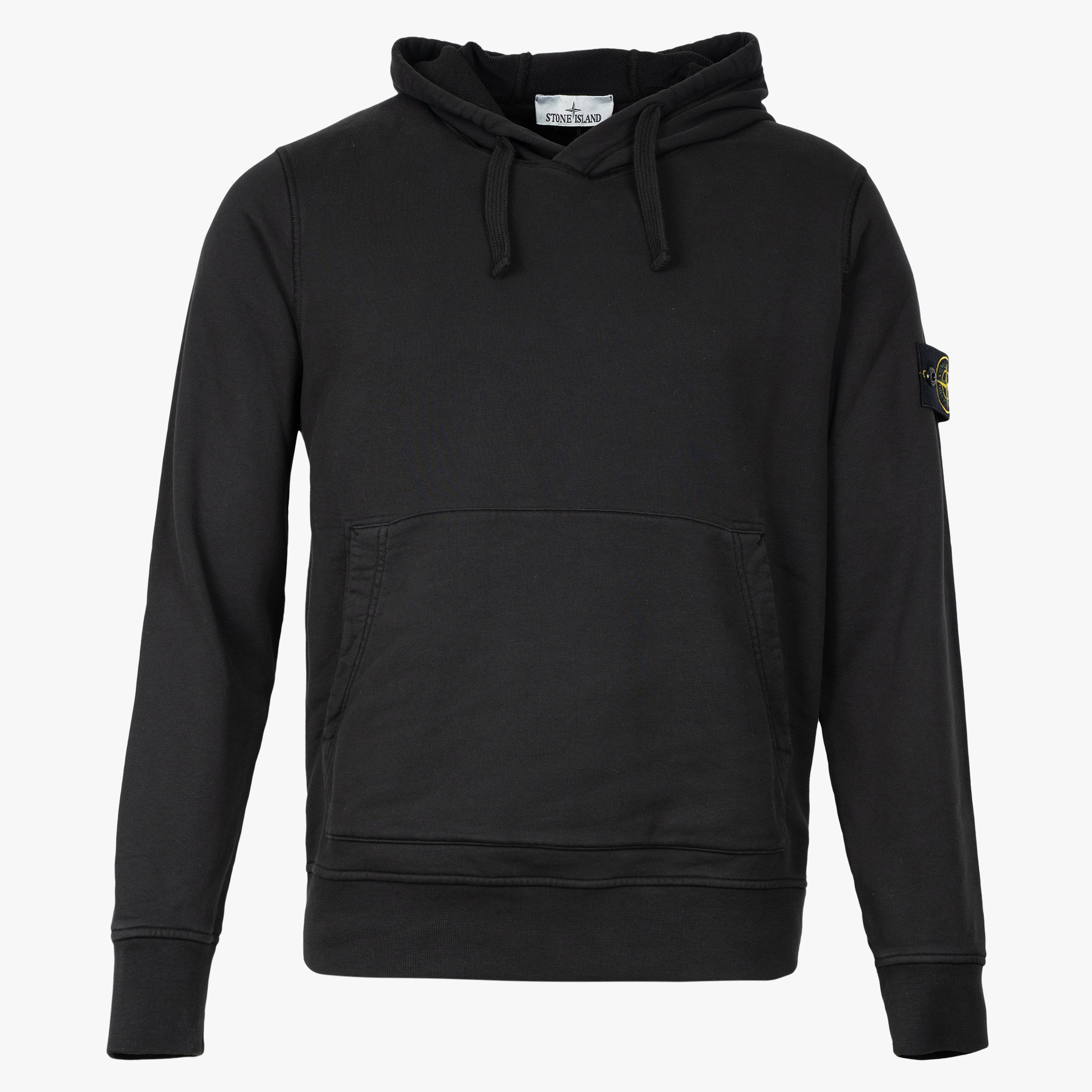 Stone Island Hoodie Zwart | Cotton Fleece