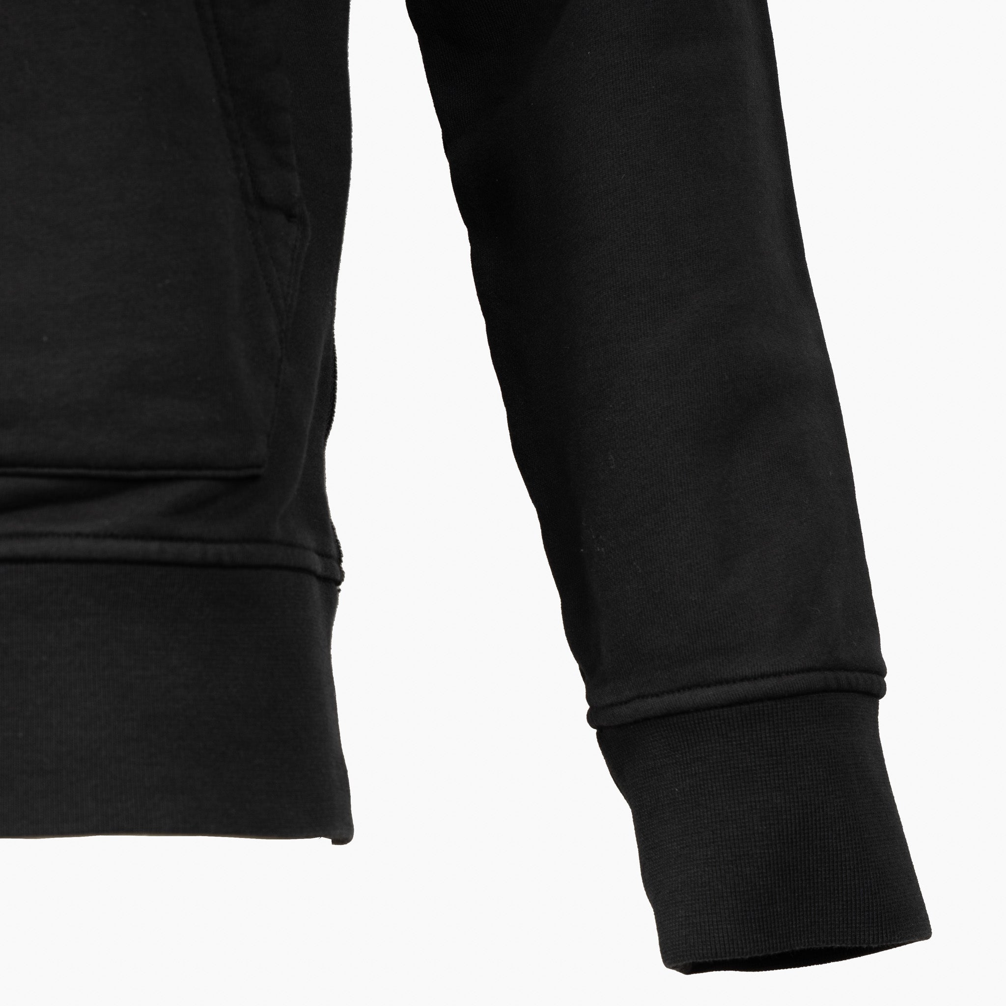 Stone Island Hoodie Zwart | Cotton Fleece