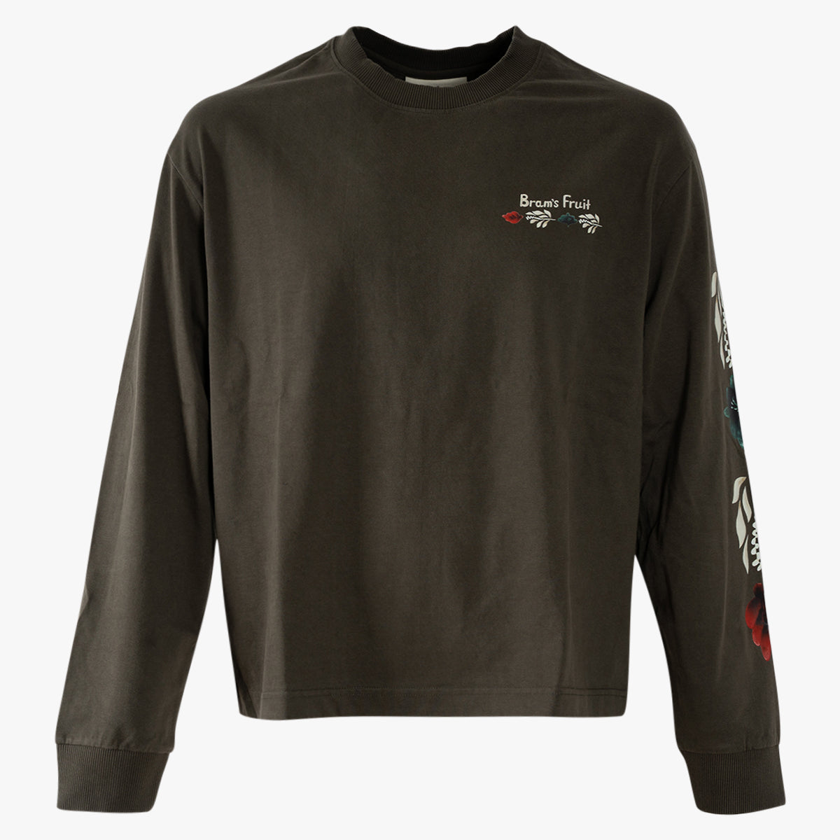 Bram's Fruit Longsleeve Shirt Antraciet | Flora Longsleeve