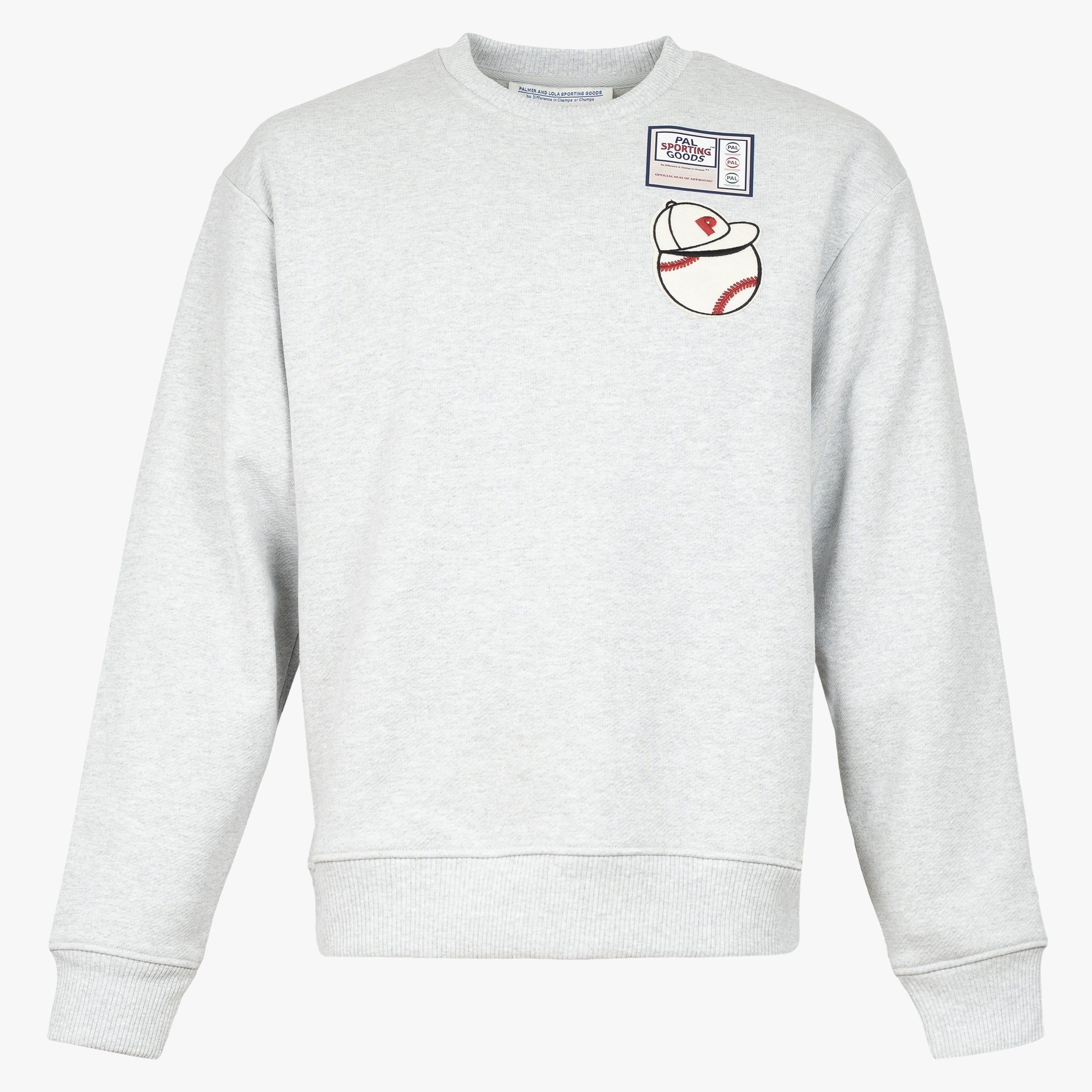 Pal Sporting Goods Sweater Backprint Grijs | At Bat