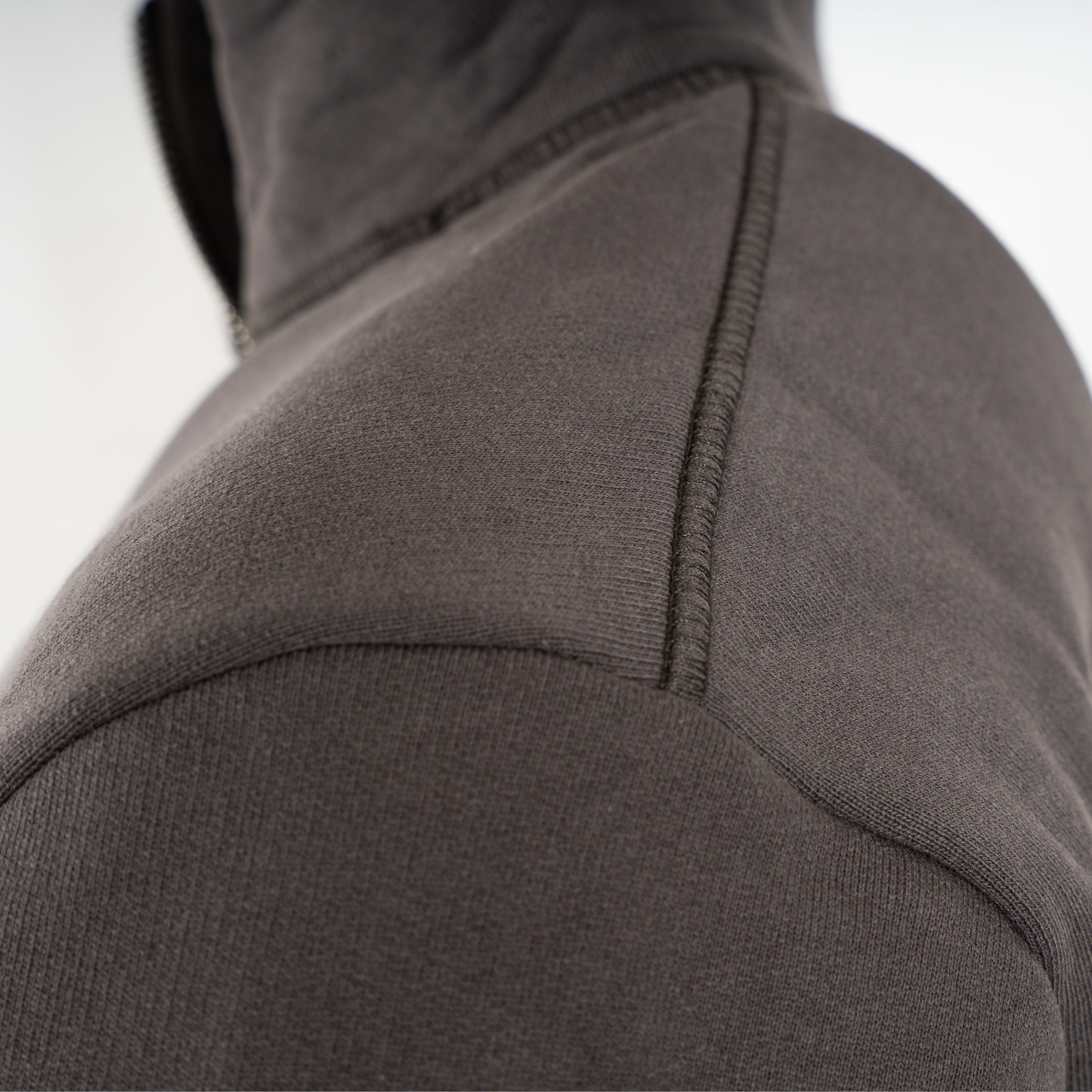 Olaf Trui met Rits Grijs | Signature Zip Mock