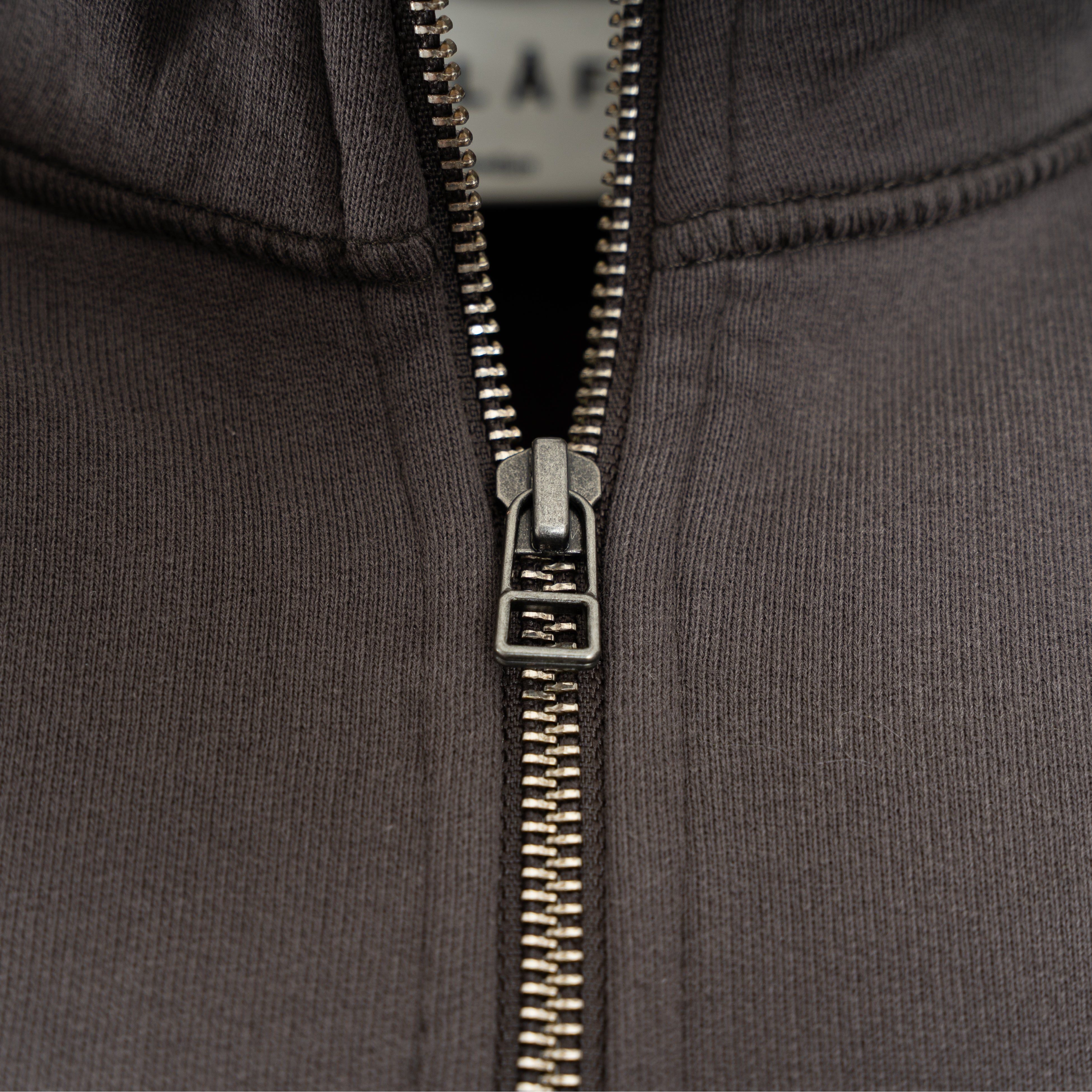Olaf Trui met Rits Grijs | Signature Zip Mock