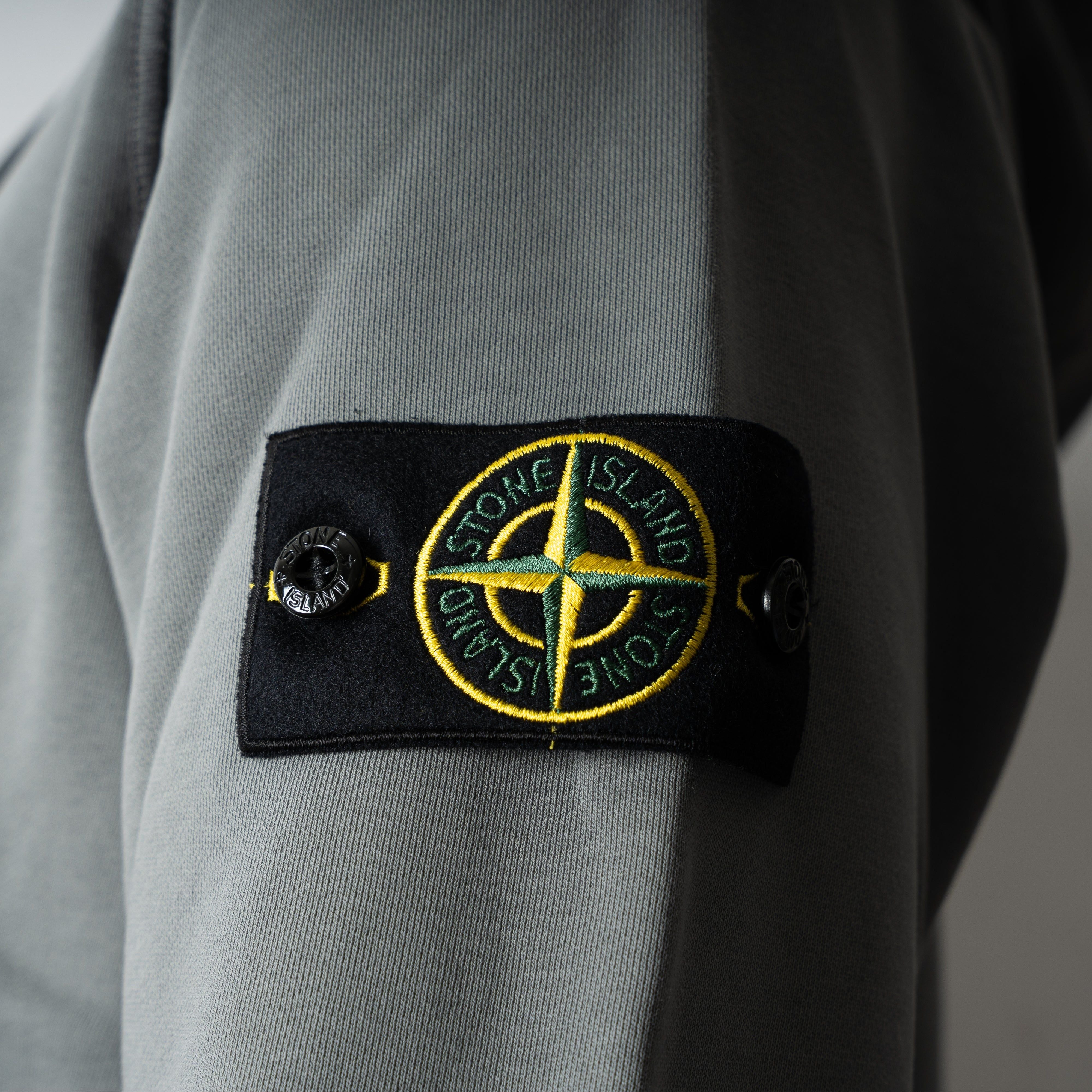 Stone Island Hoodie Grijs | Cotton Fleece