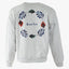 Bram's Fruit Sweater met Backprint Grijs | Flora Crewneck