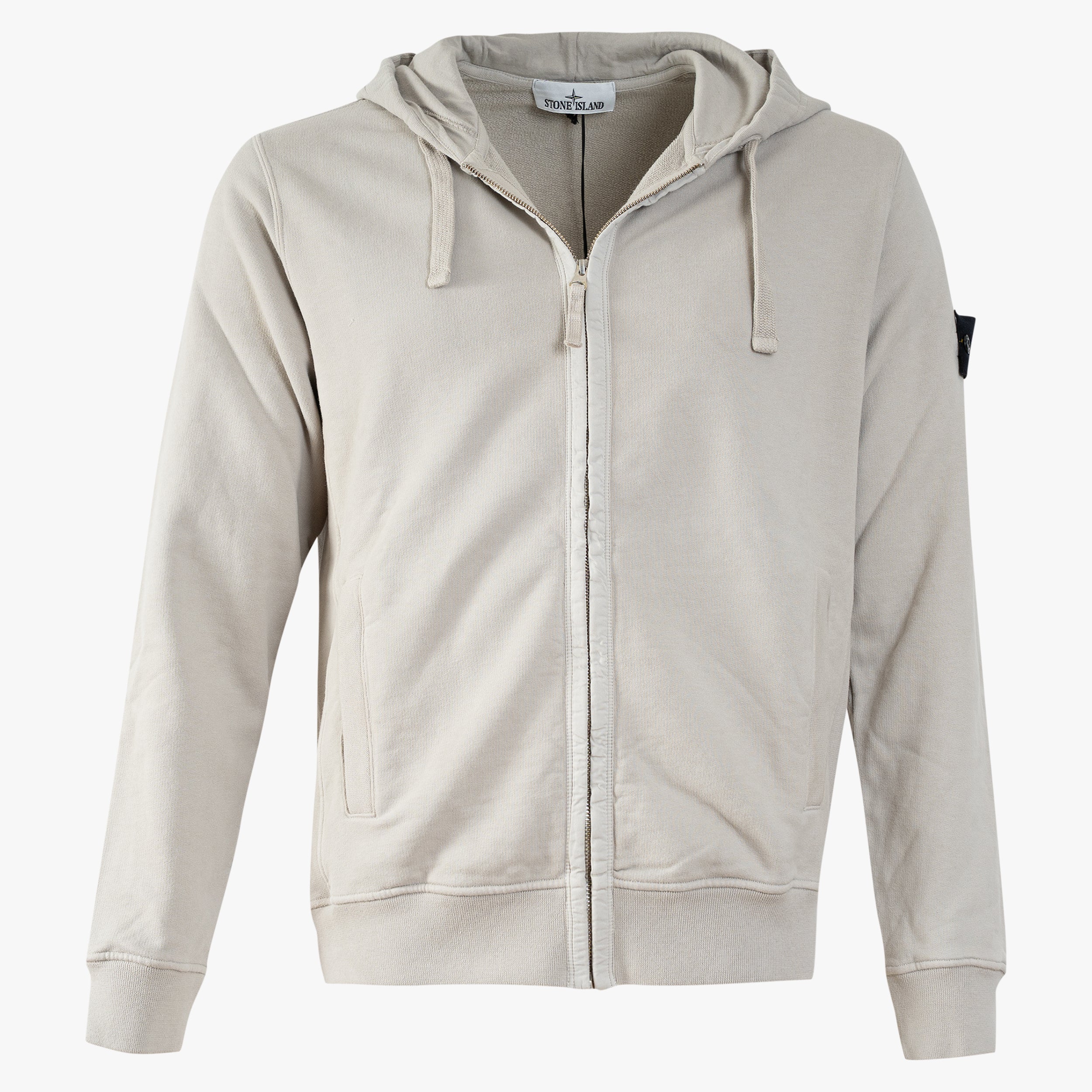 Stone Island Vest Lichtgrijs | Brushed Cotton Fleece