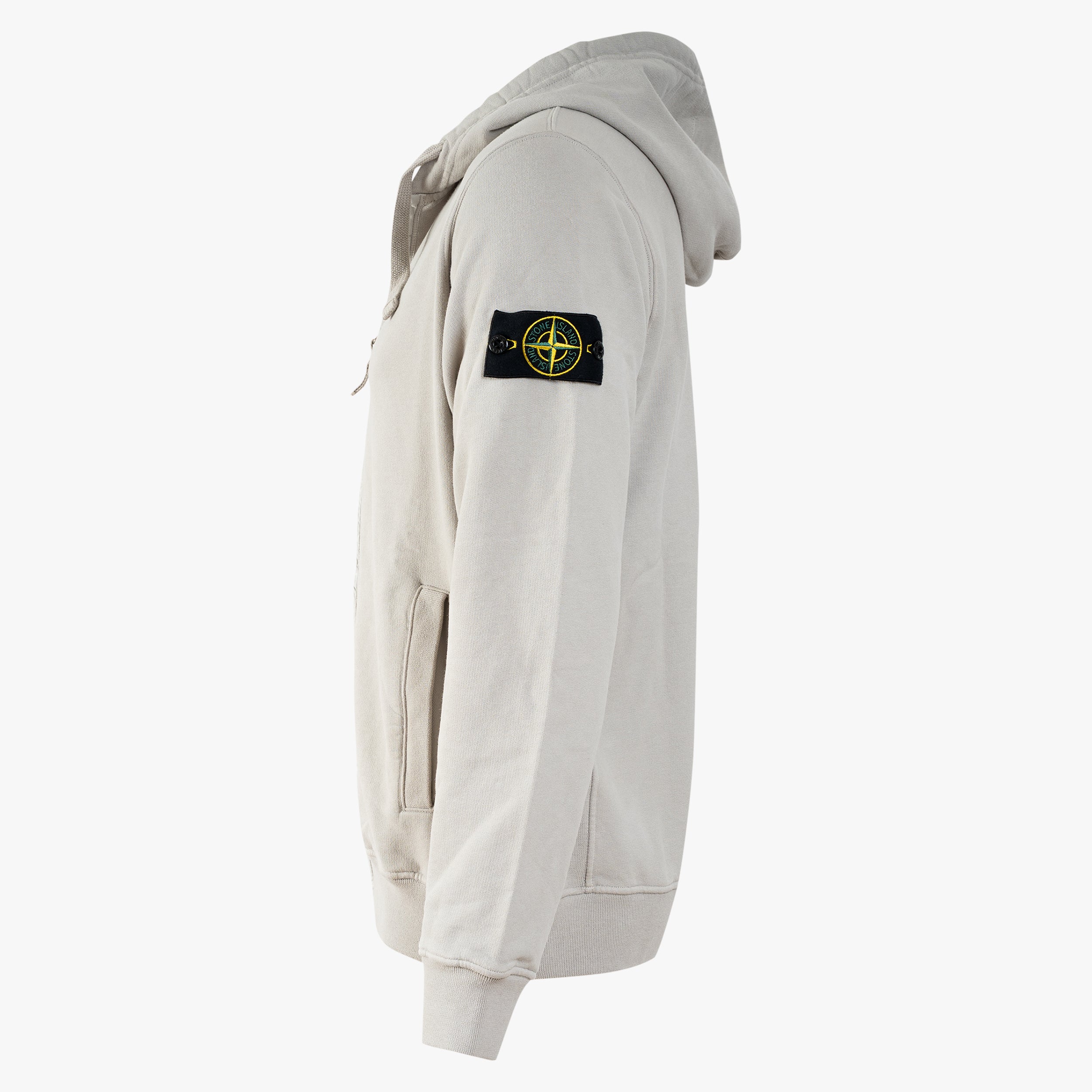 Stone Island Vest Lichtgrijs | Brushed Cotton Fleece