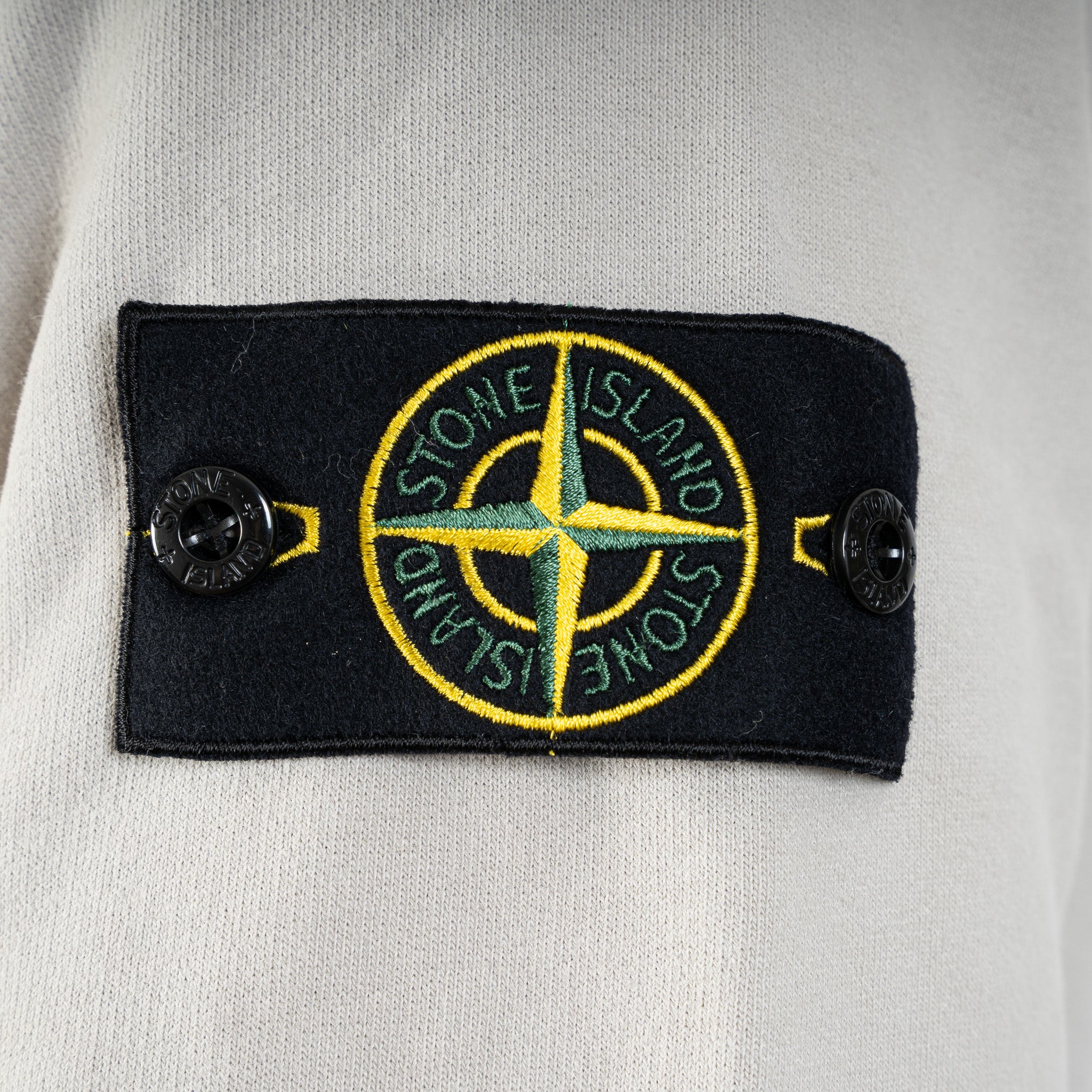 Stone Island Vest Lichtgrijs | Brushed Cotton Fleece