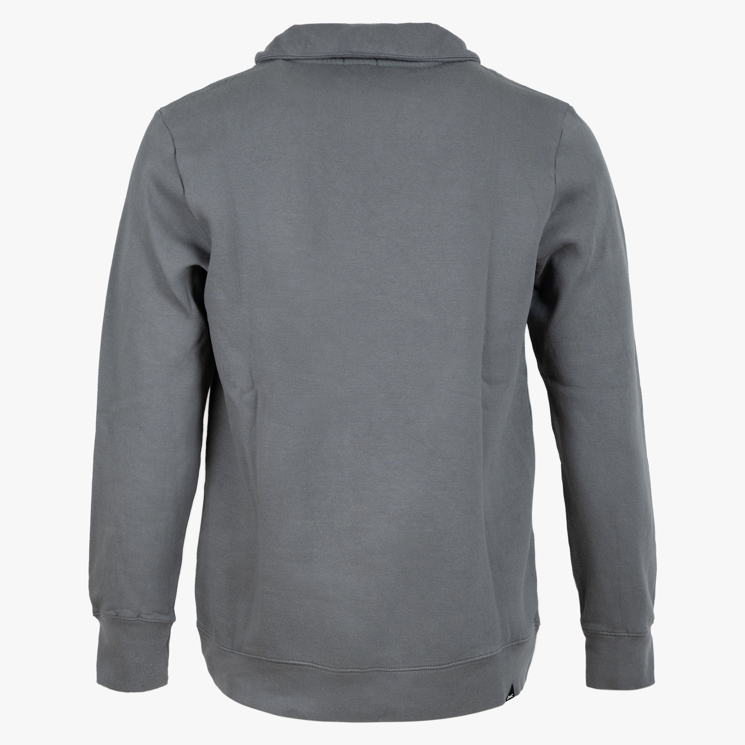 Denham Sweater met Rits Grijs | Scissor Half Zip
