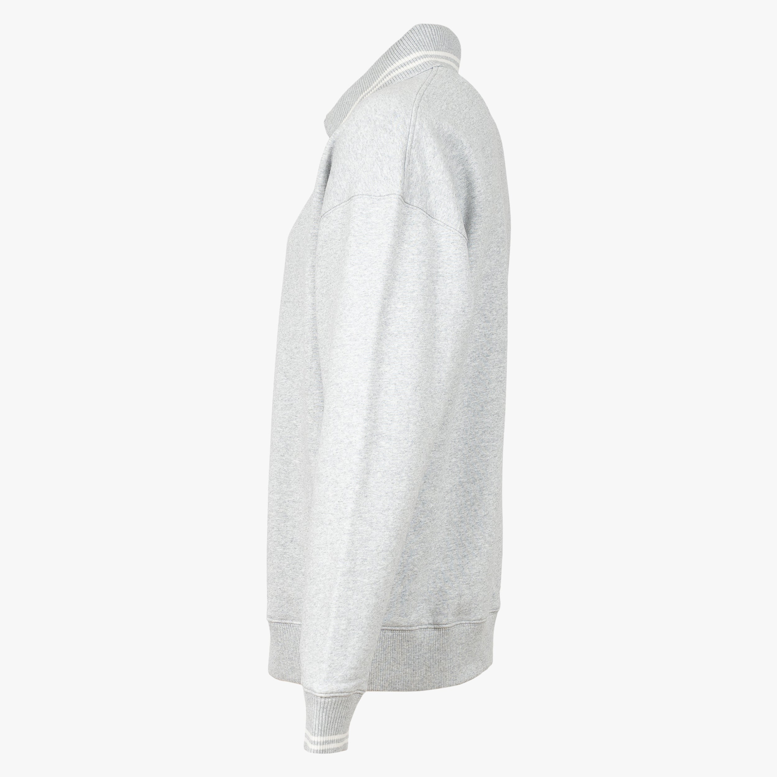 Olaf Polo Sweater Grijs | Tipping Detail Oversized
