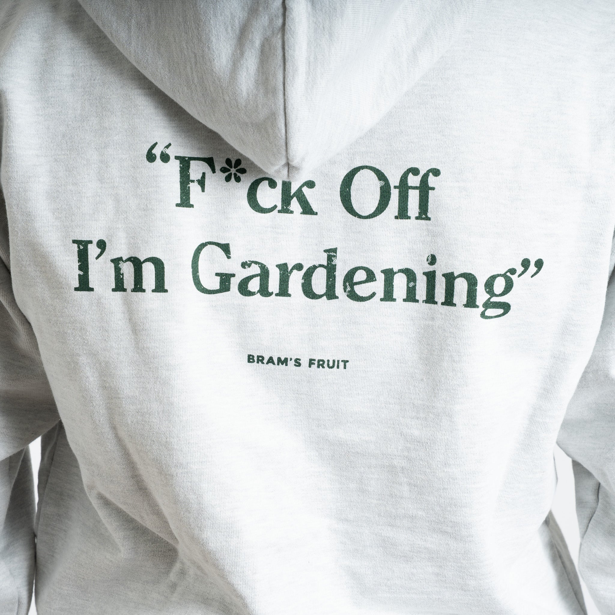 Bram's Fruit Vest Grijs | Distressed F*ck Off Zipper