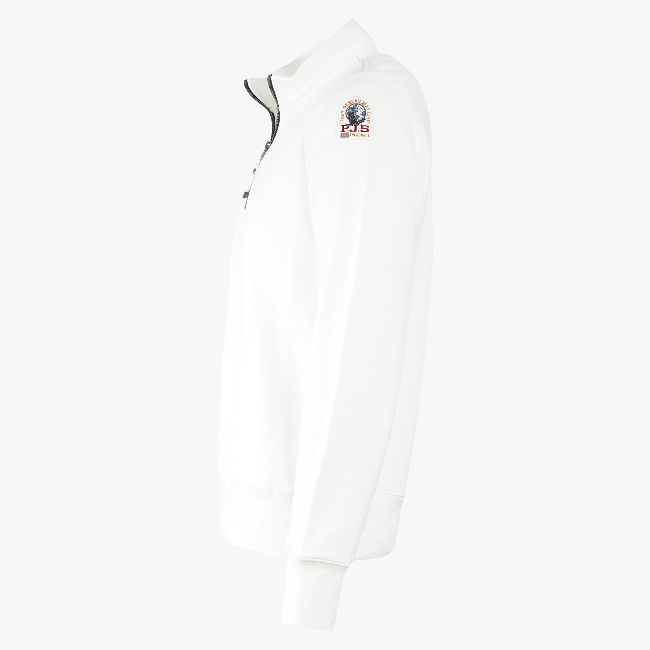 Parajumpers Sweater met Rits Wit | Broad Peak