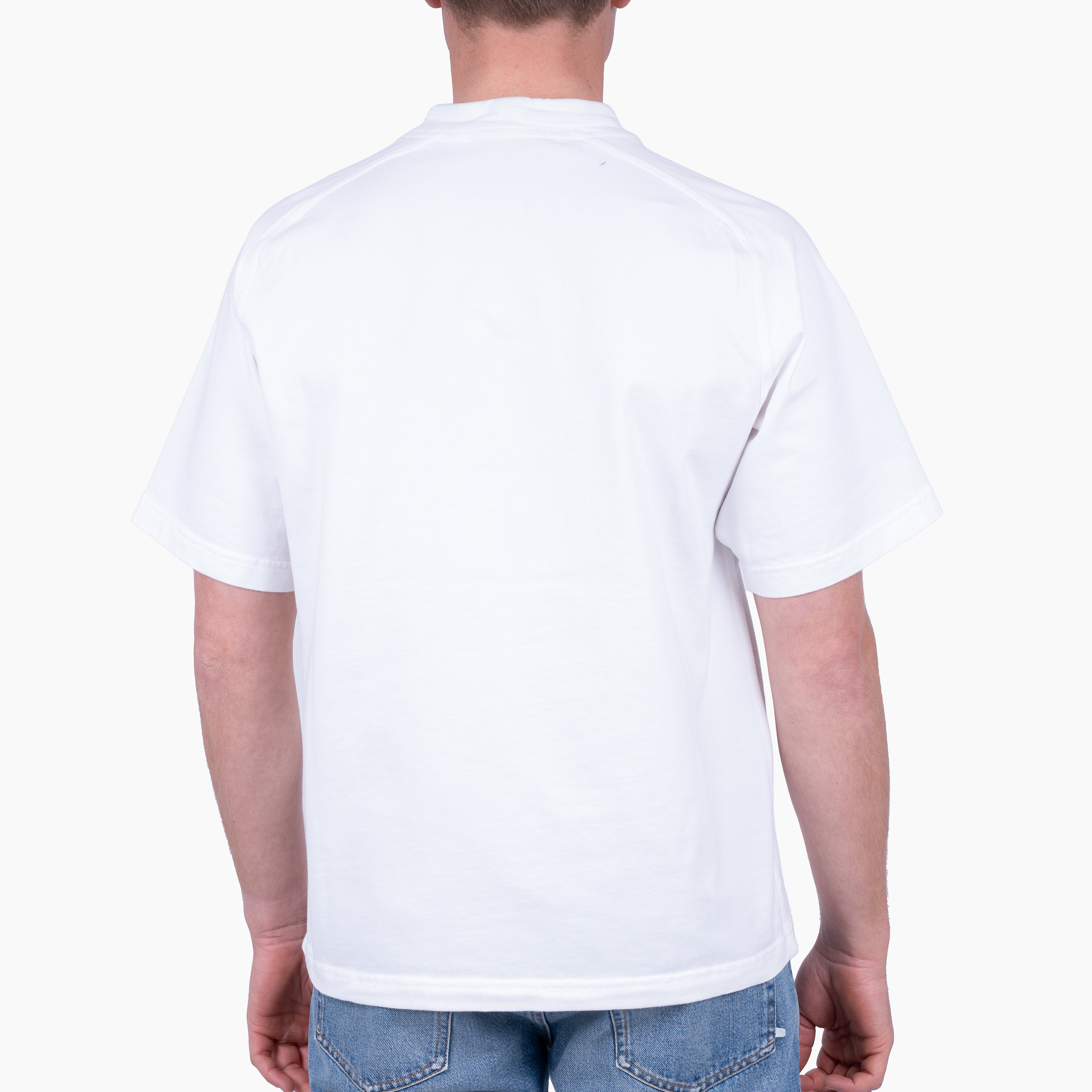 Stone Island T-Shirt Wit | Heavy Organic Cotton