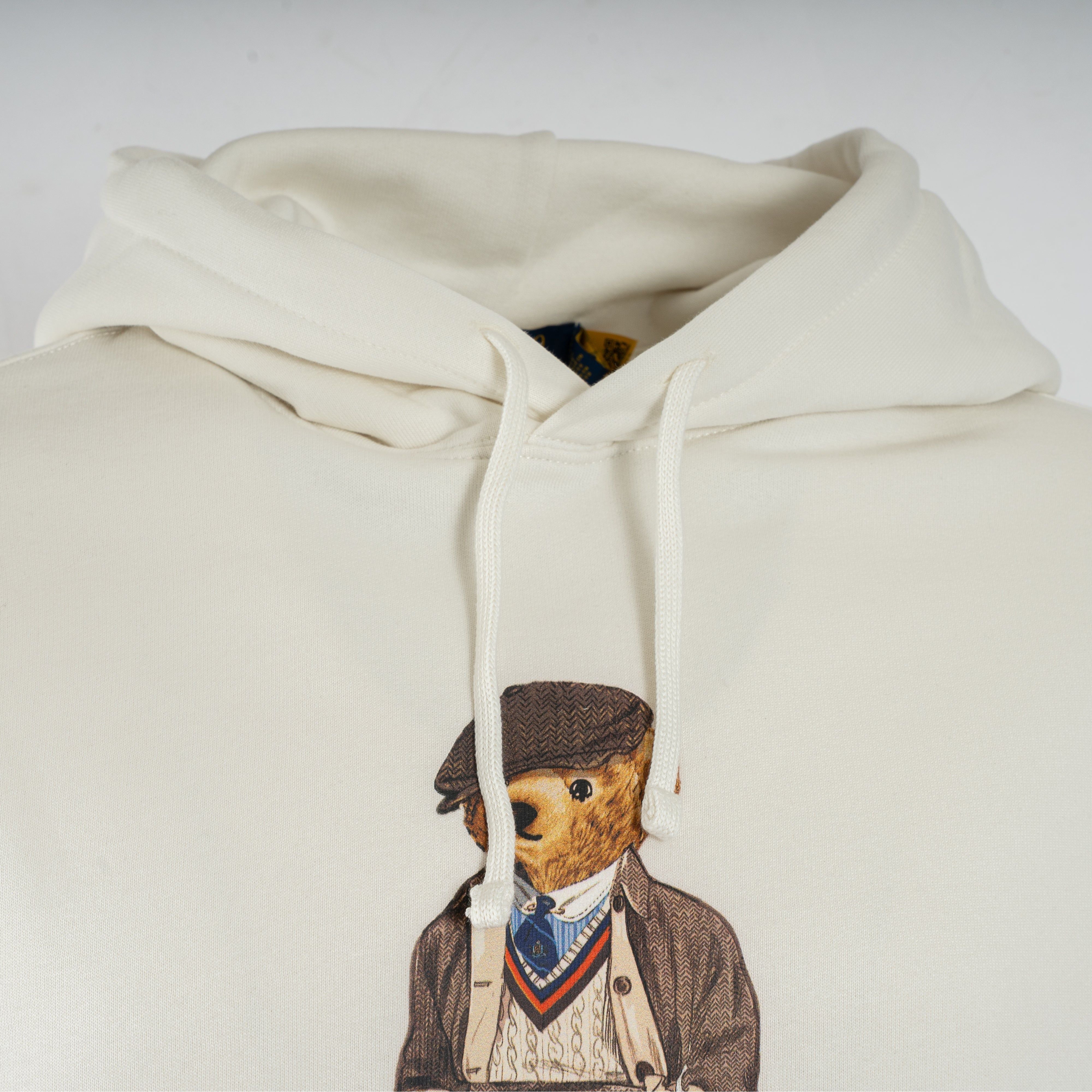 Ralph Lauren Hoodie Wit | Polo Bear