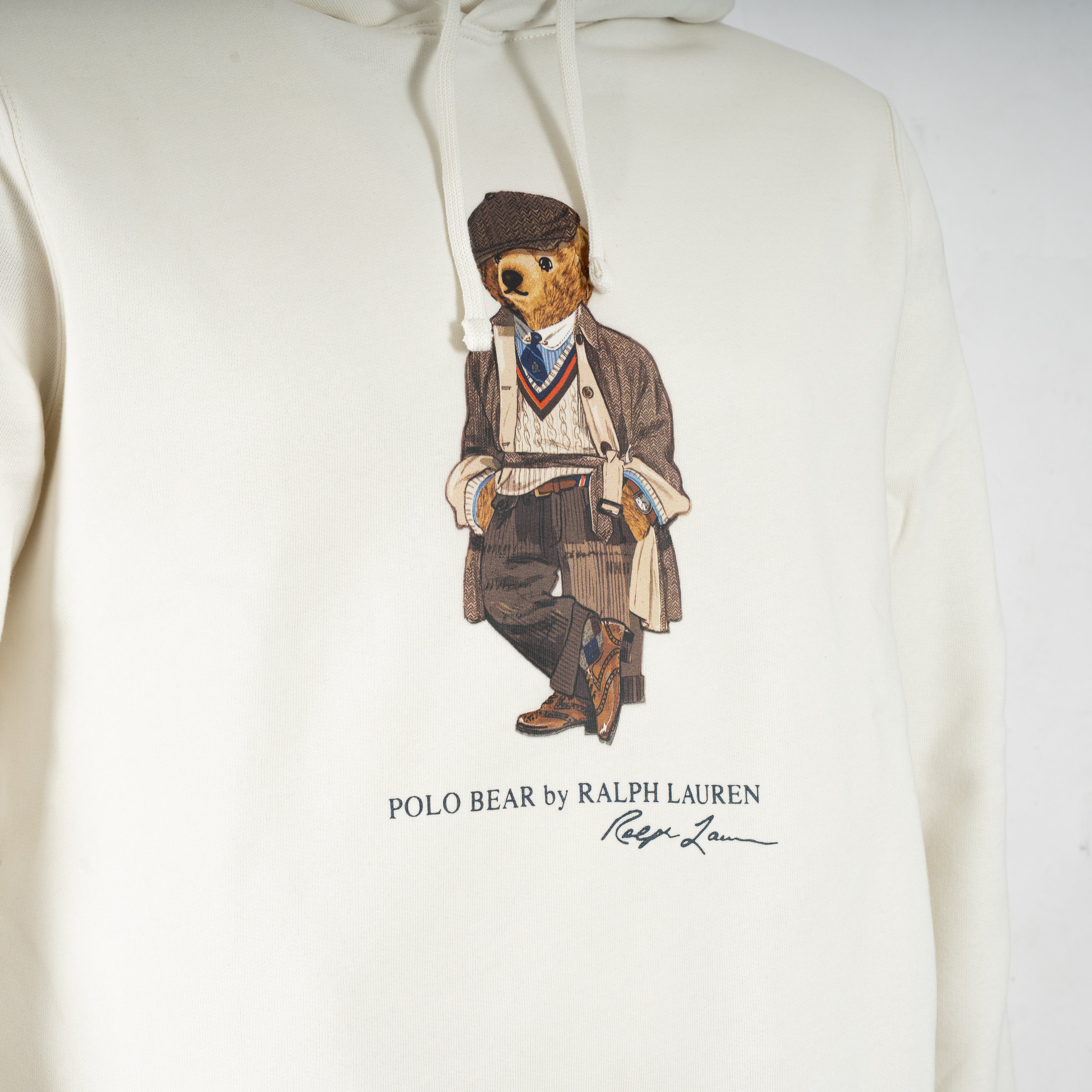 Ralph Lauren Hoodie Wit | Polo Bear