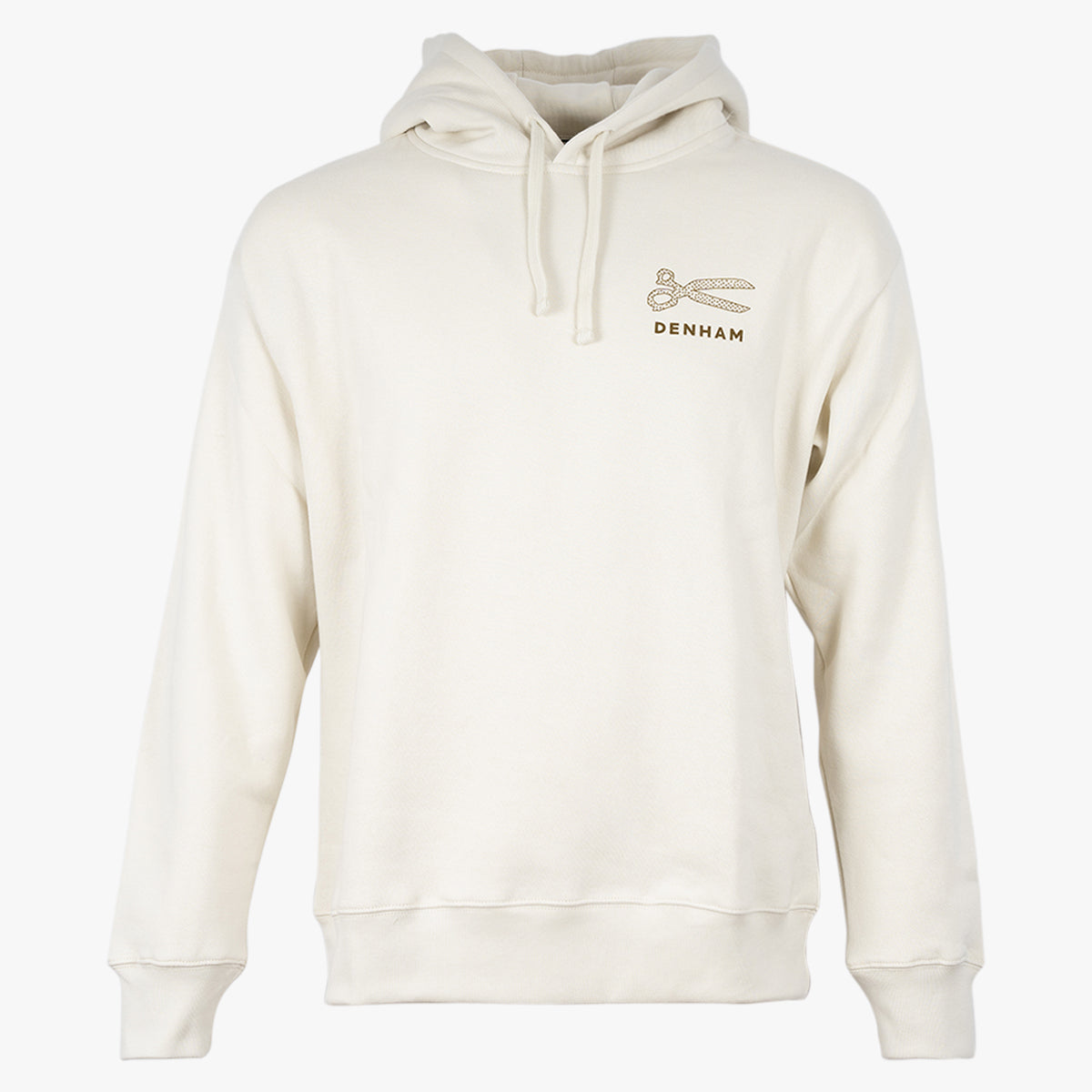 Denham Hoodie met Backprint Ecru | Wear Better Box Hoodie