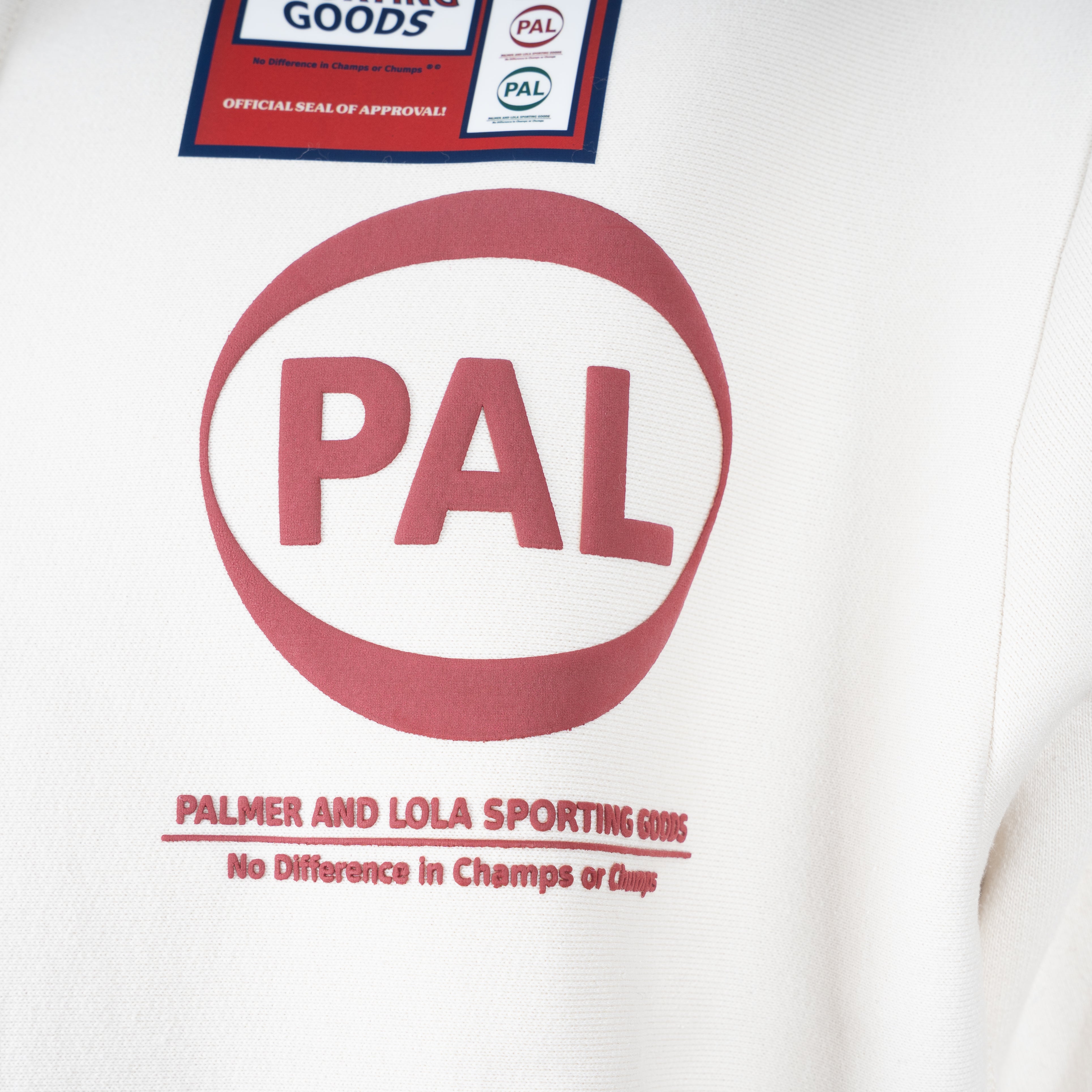 Pal Sporting Goods Sweater met Rits Crème | Pre Game