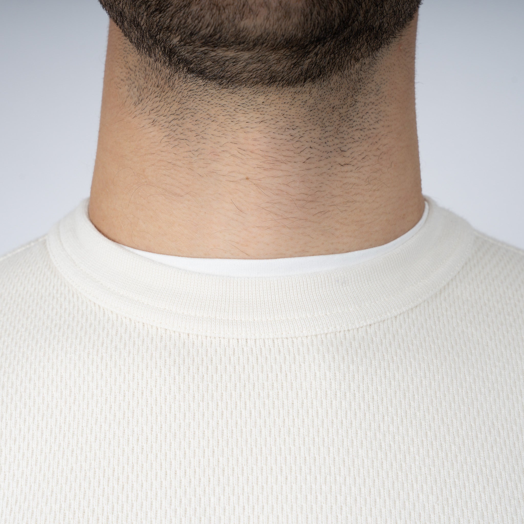 Stone Island Sweater Crème | Mesh Stitch