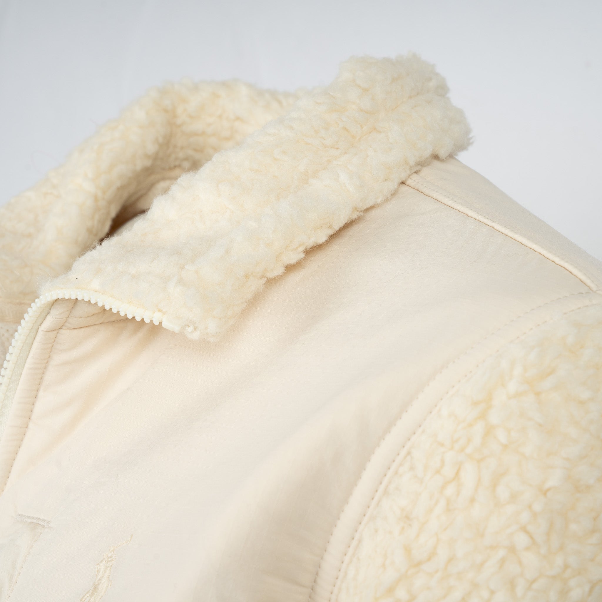 Ralph Lauren Hybride Sweater Met Rits Crème