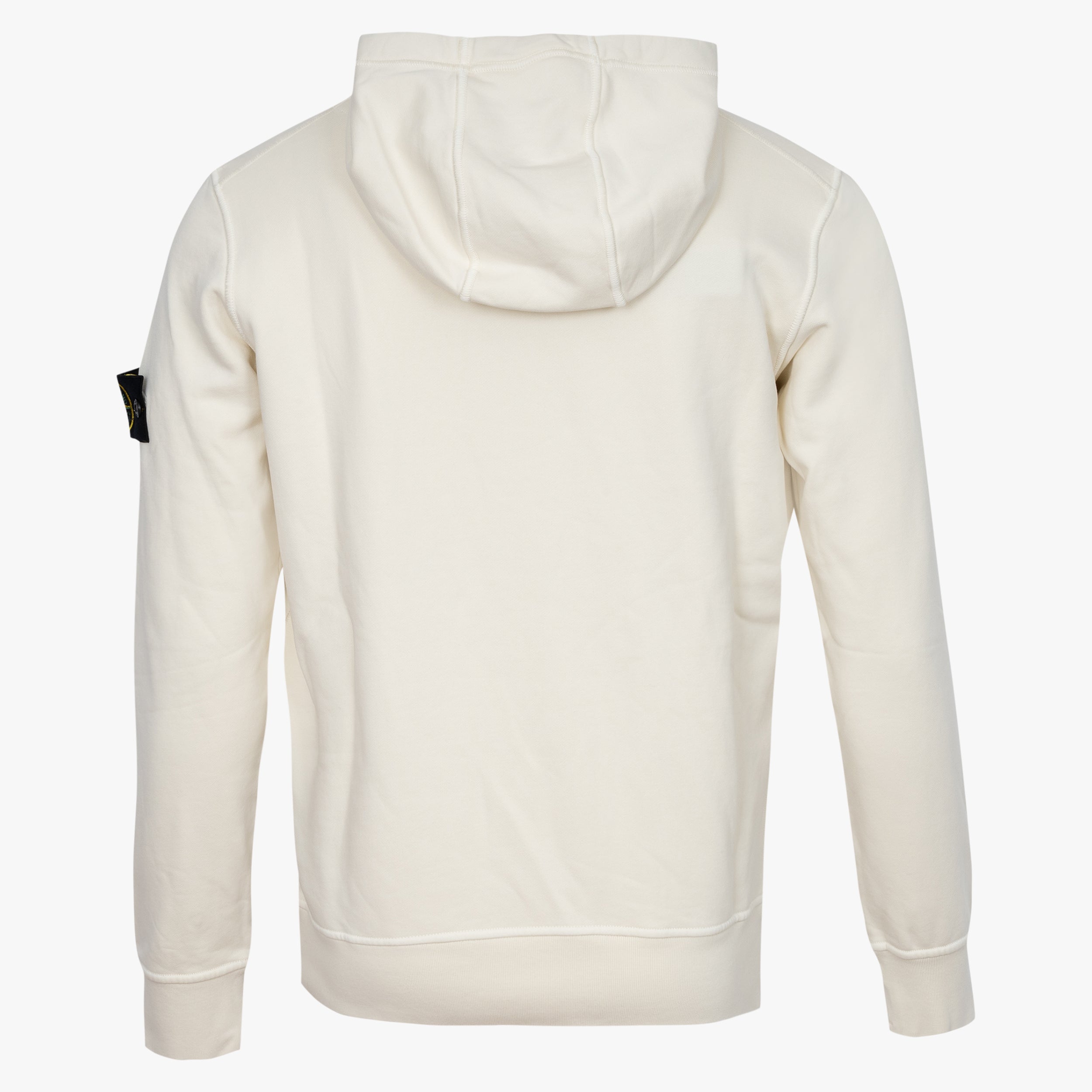 Stone Island Hoodie Creme | Cotton Fleece