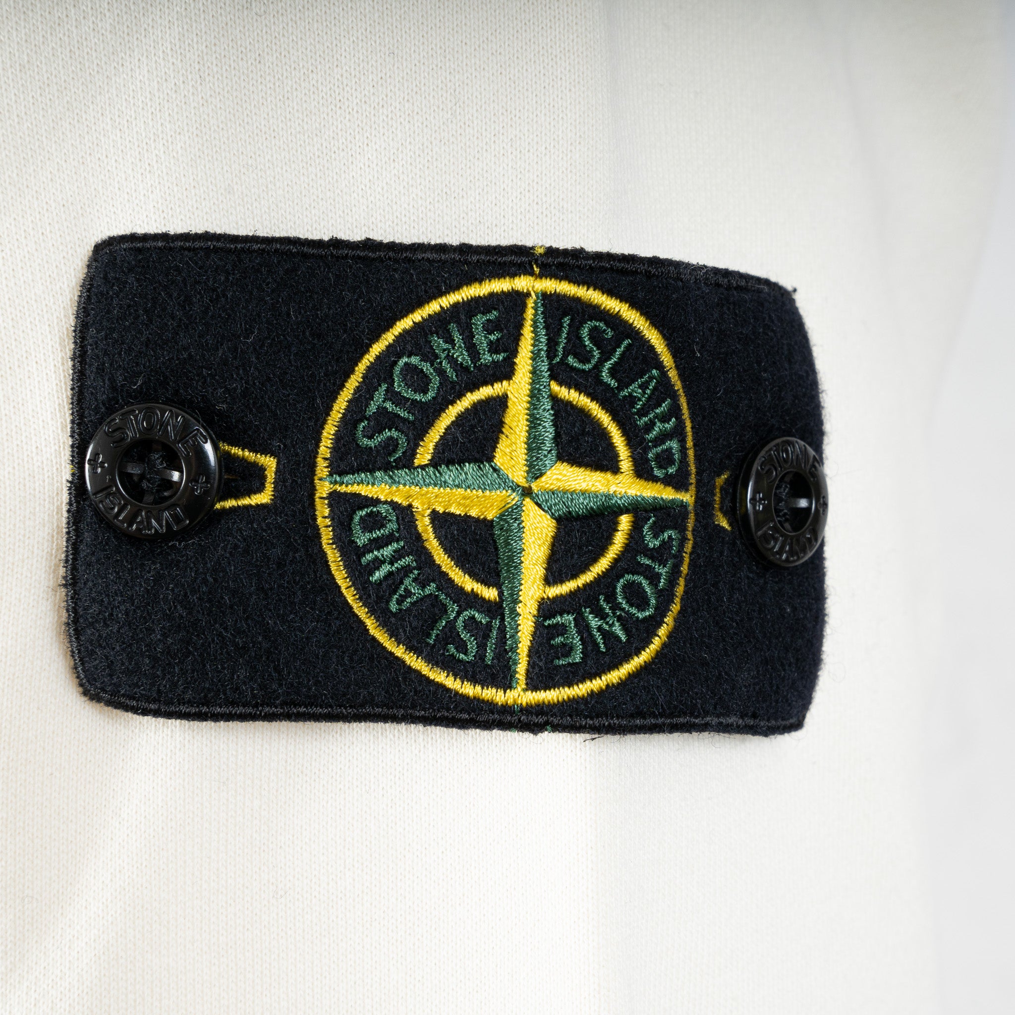 Stone Island Sweater Off-White | Cotton Fleece