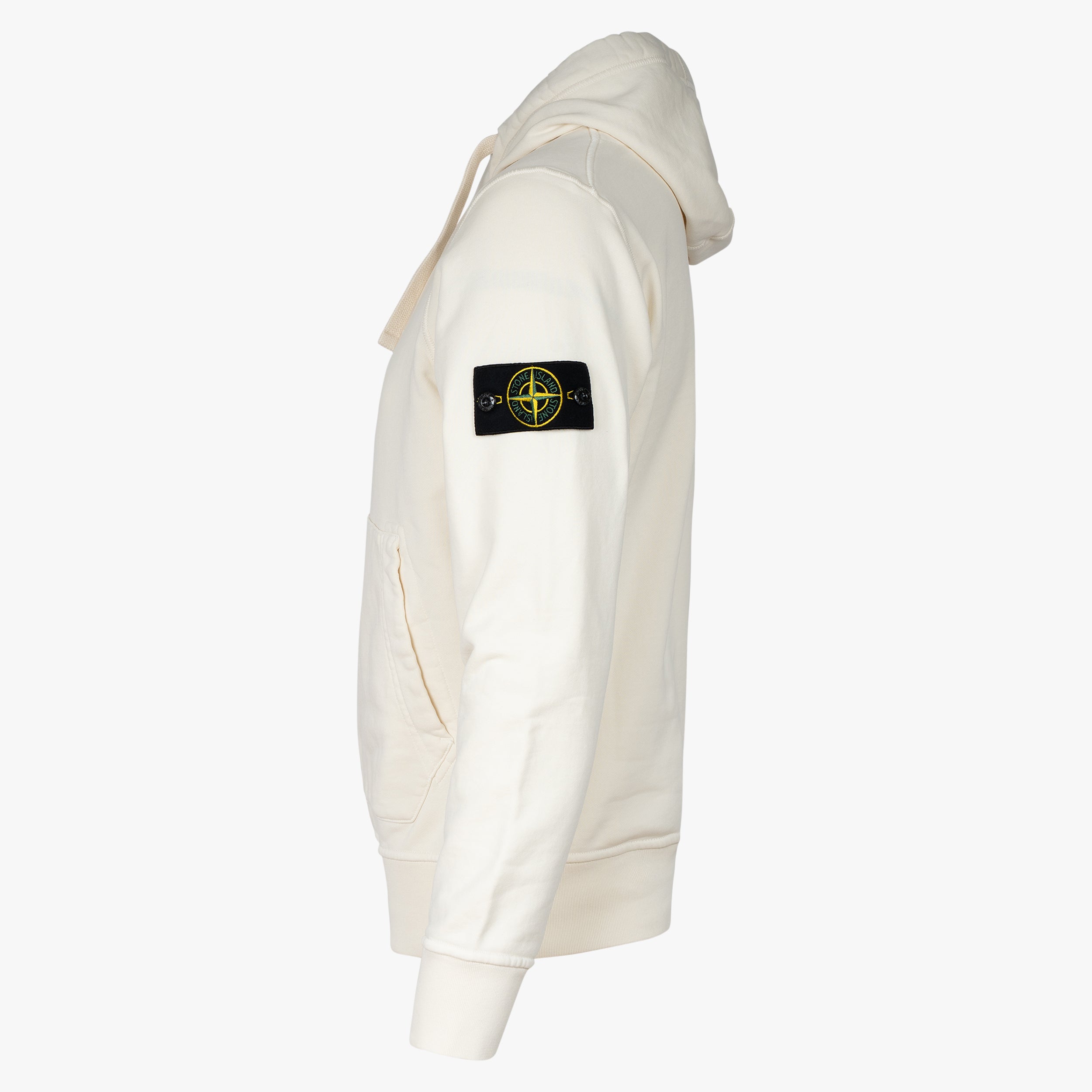 Stone Island Hoodie Crème | Cotton Fleece