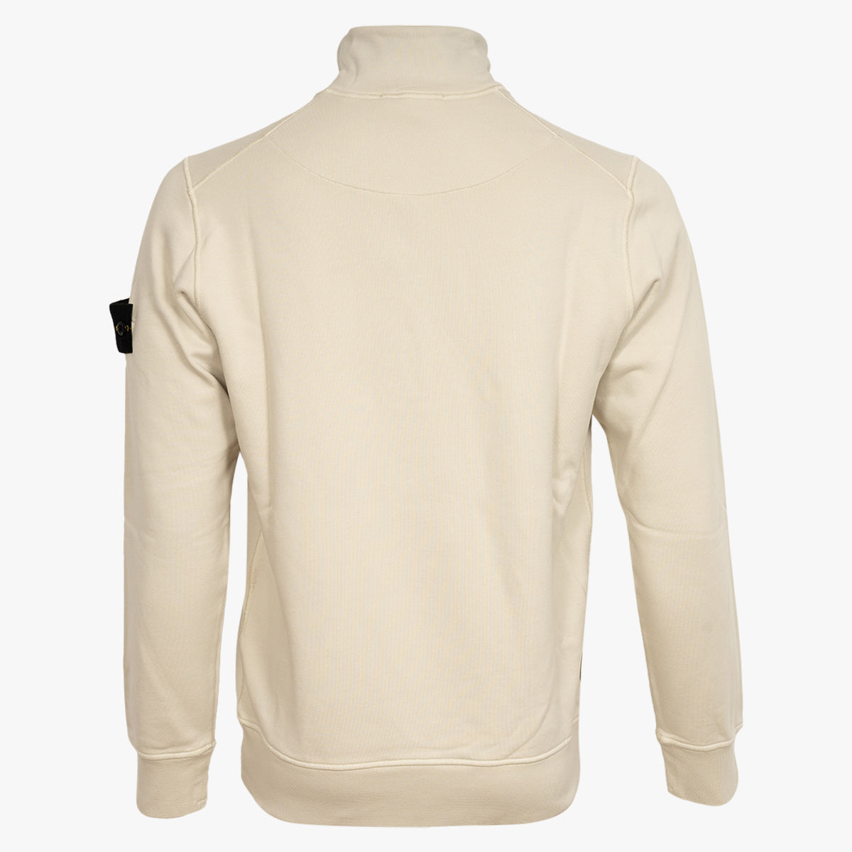 Stone Island Trui met Rits Zand | Cotton Fleece