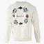 Bram's Fruit Sweater met Backprint Off-White | Flora Crewneck