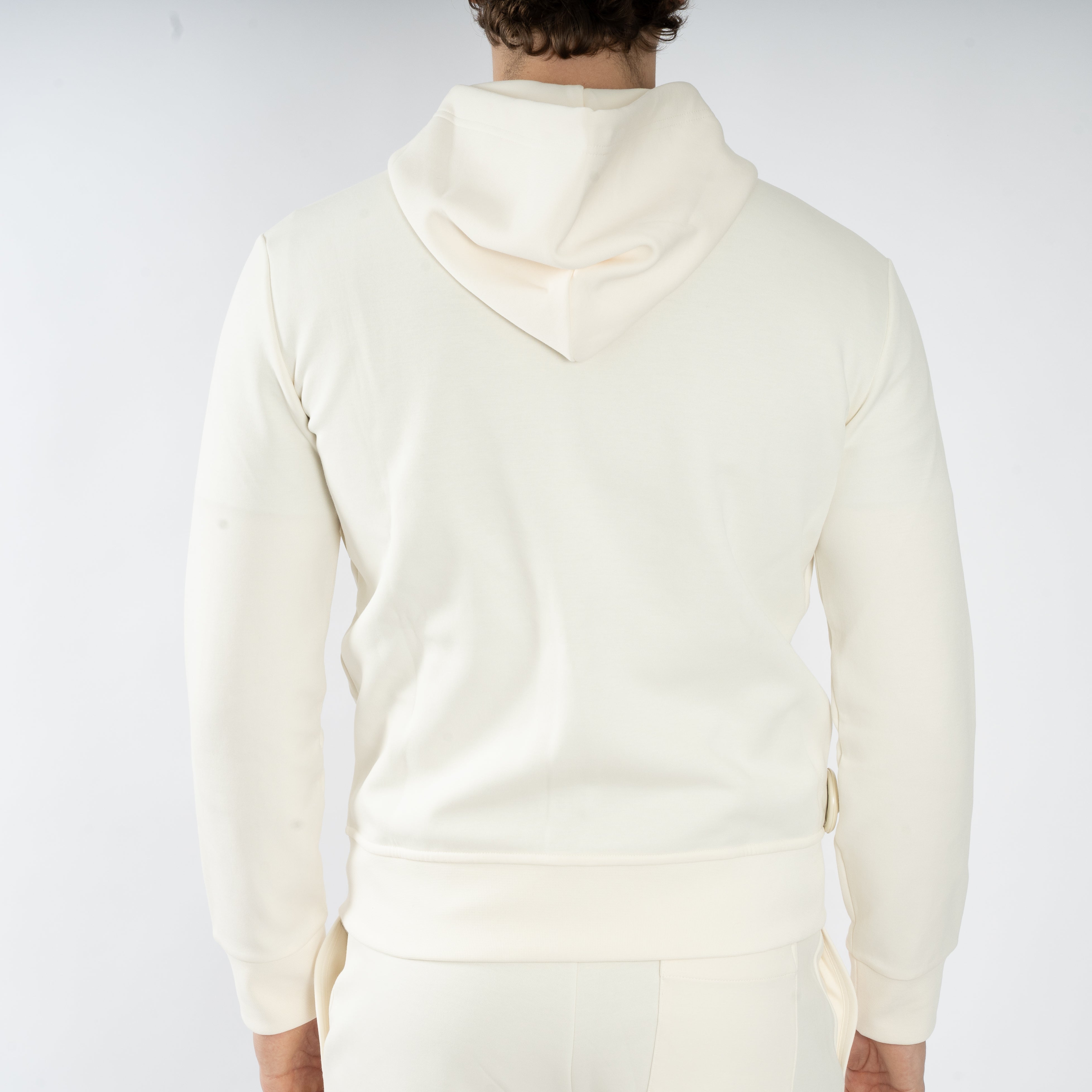 Ralph Lauren Vest Crème | Double-Knit Hoodie