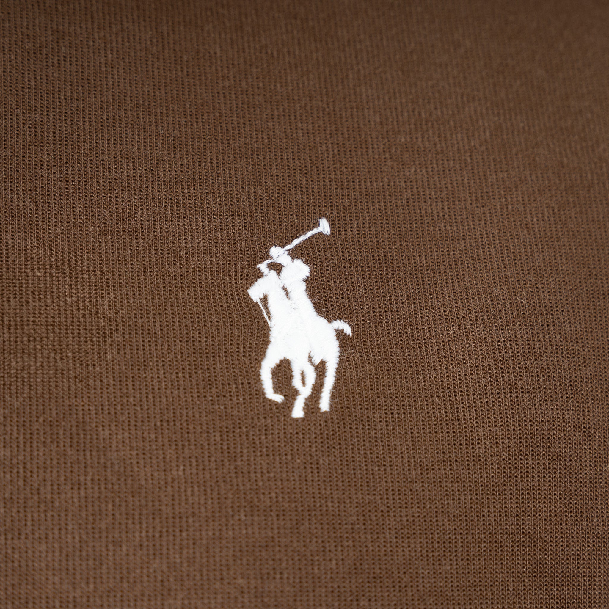 Ralph Lauren Hoodie Bruin | Double-Knit
