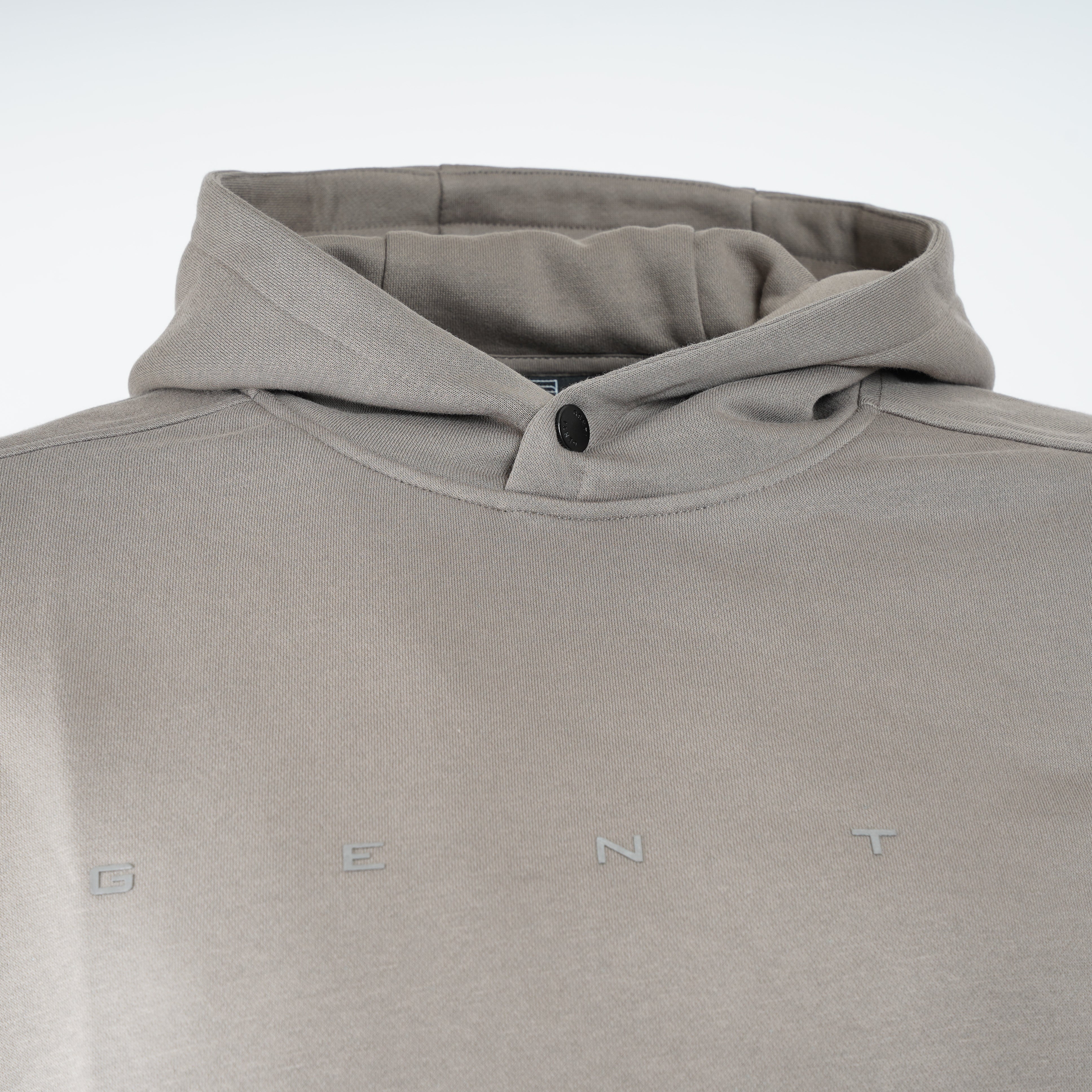 Genti Hoodie Taupe | Logo