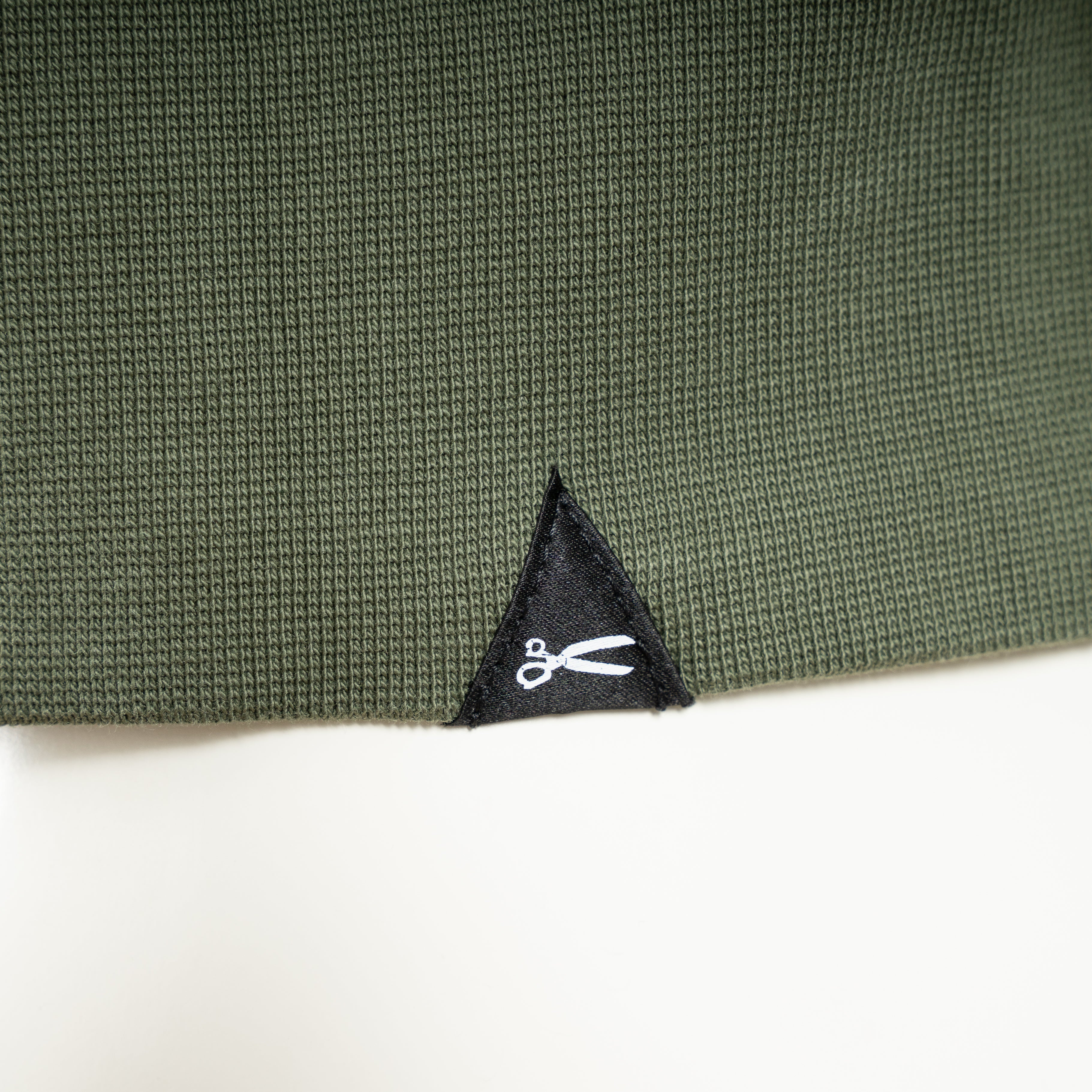 Denham Sweater Groen | Scissor Crewneck
