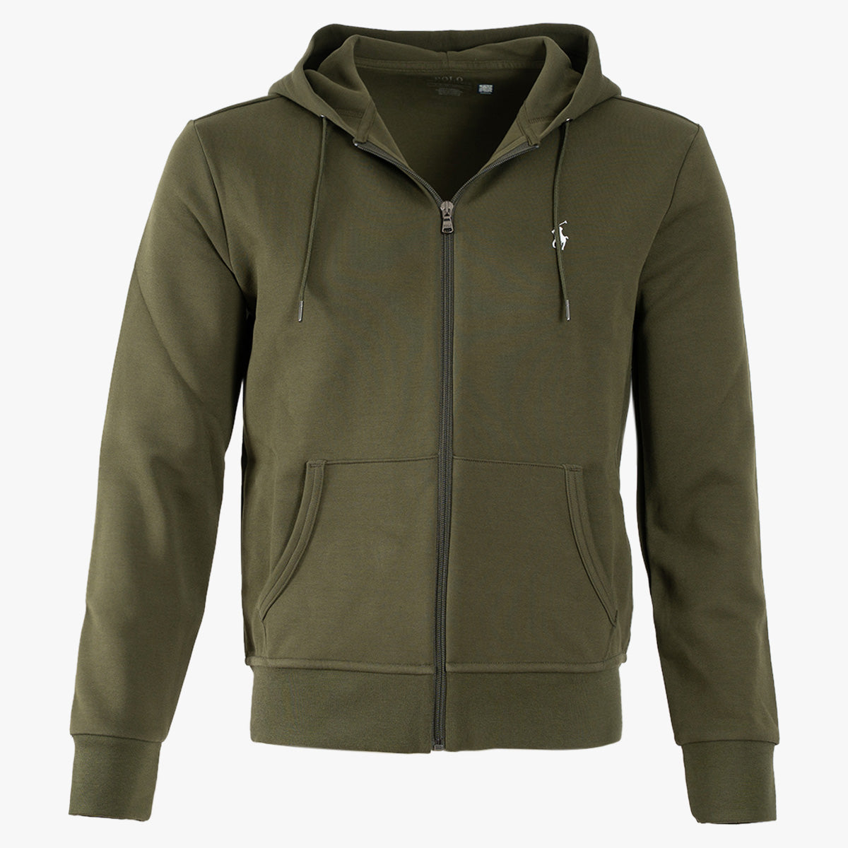 Ralph Lauren Vest Groen | Double-Knit Hoodie