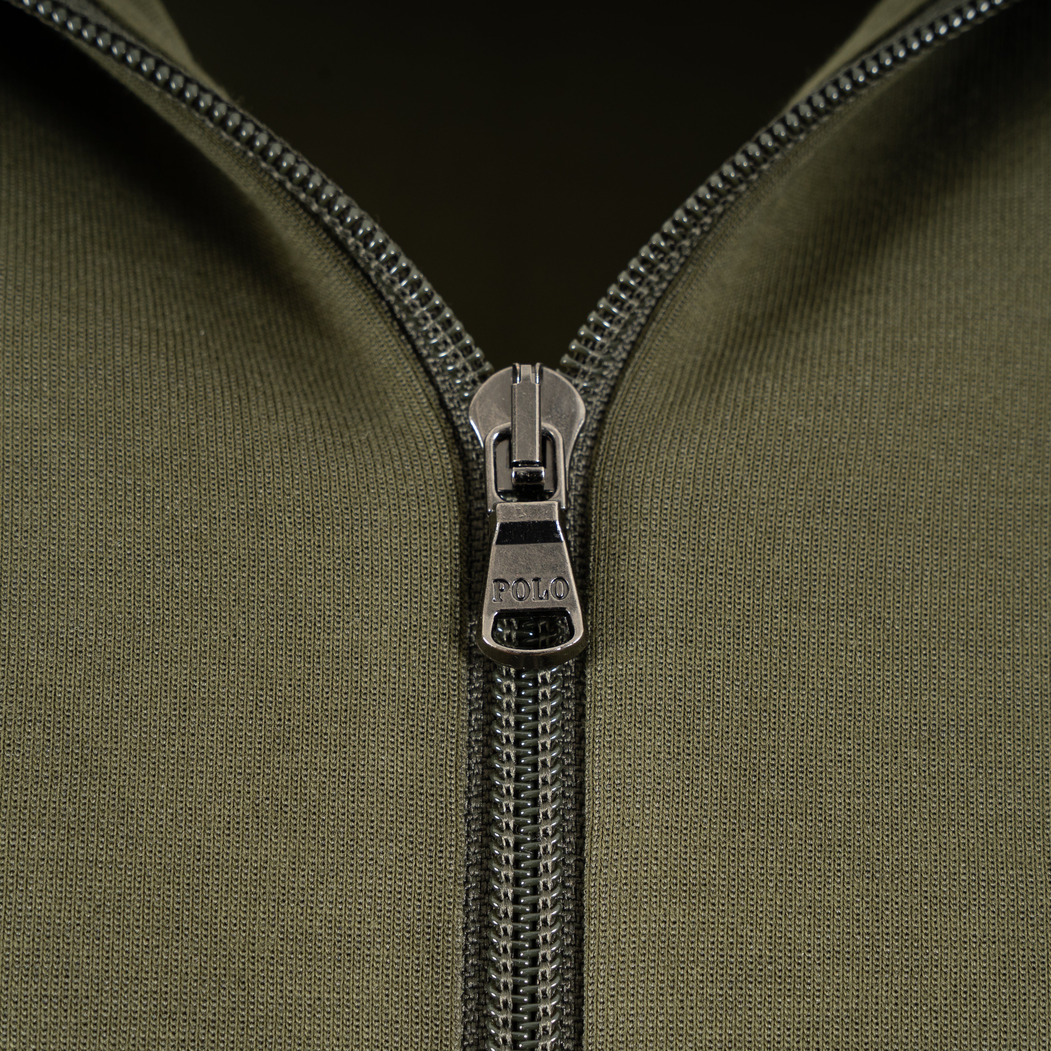 Ralph Lauren Vest Groen | Double-Knit Hoodie