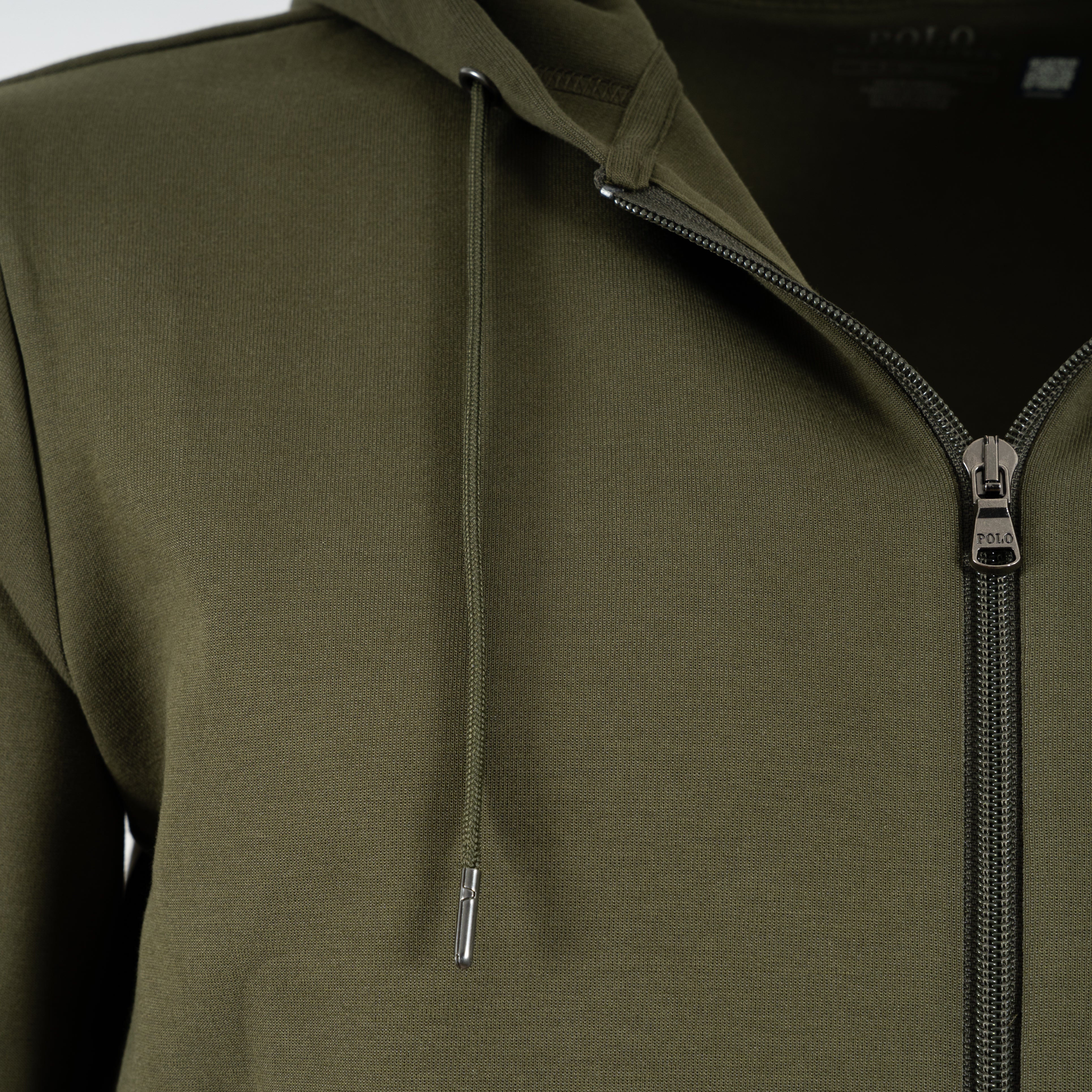 Ralph Lauren Vest Groen | Double-Knit Hoodie