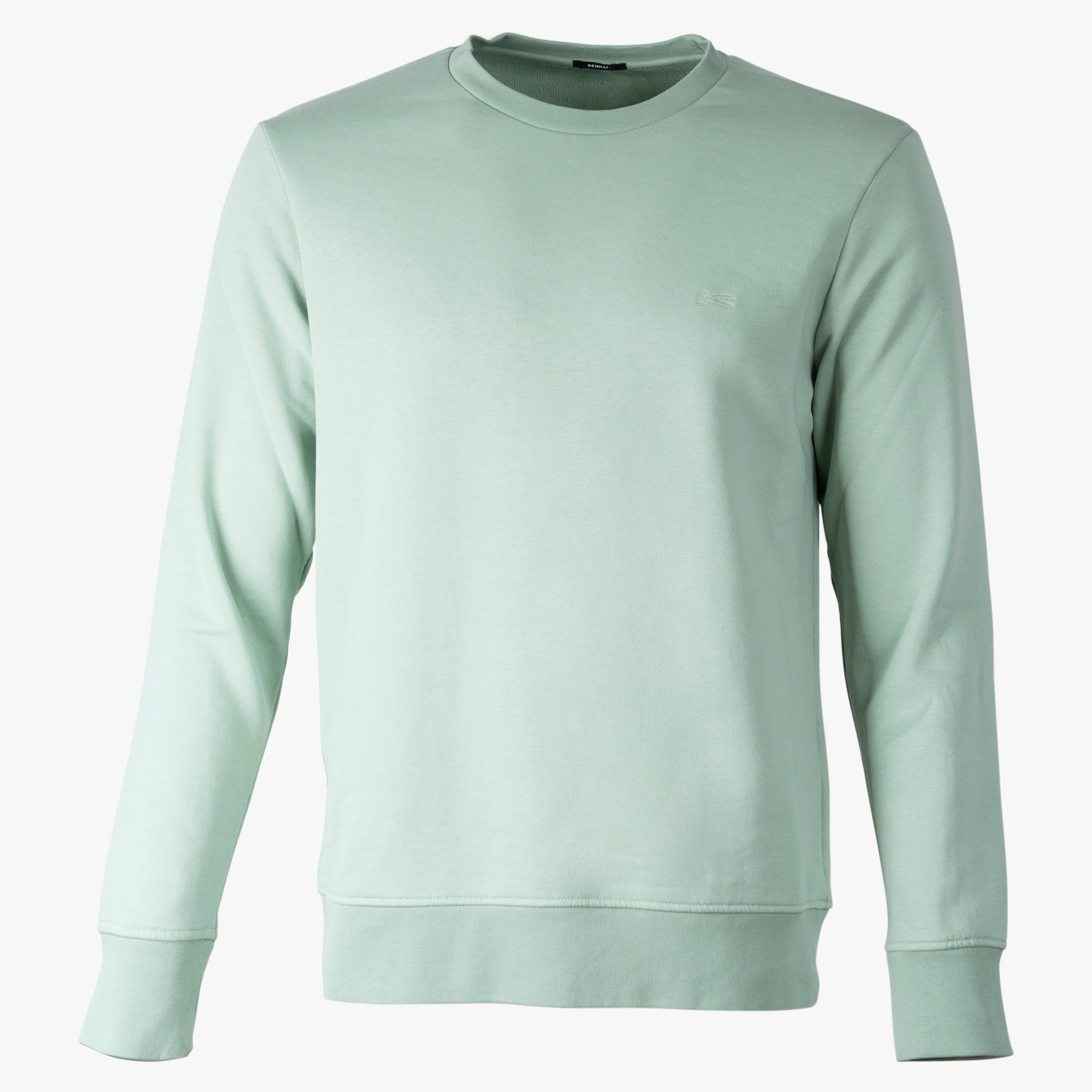 Denham Sweater Lichtgroen | Scissor Crewneck