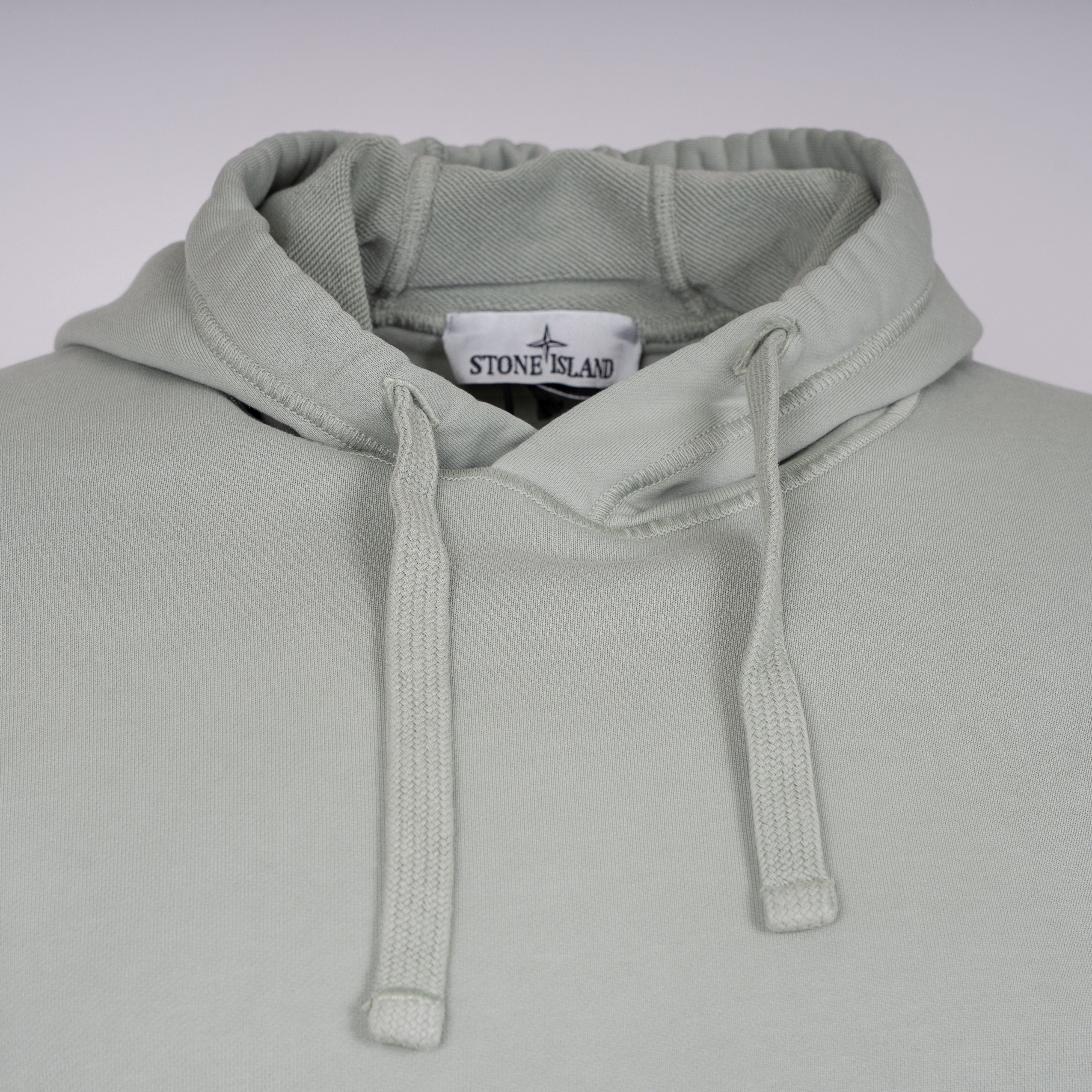 Stone Island Hoodie Lichtgroen | Cotton Fleece