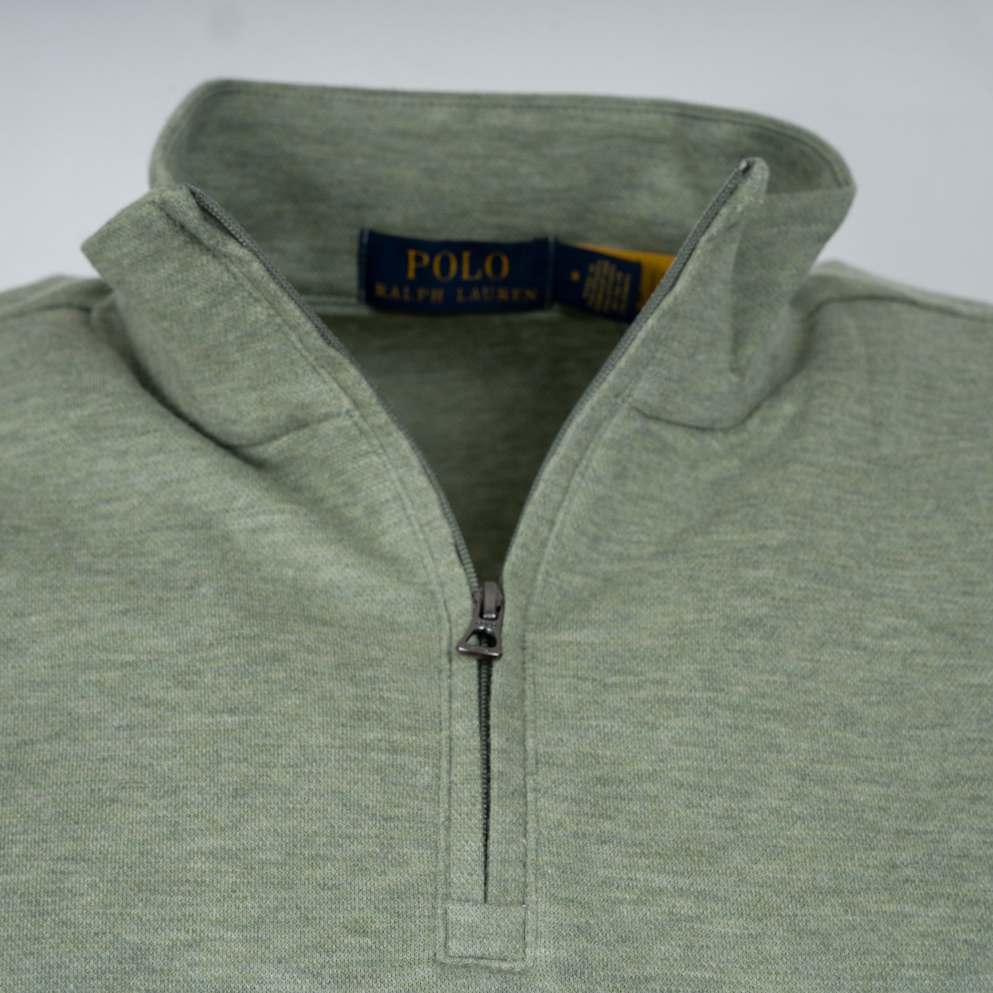 Ralph Lauren Sweater met Rits Groen | Luxury Jersey