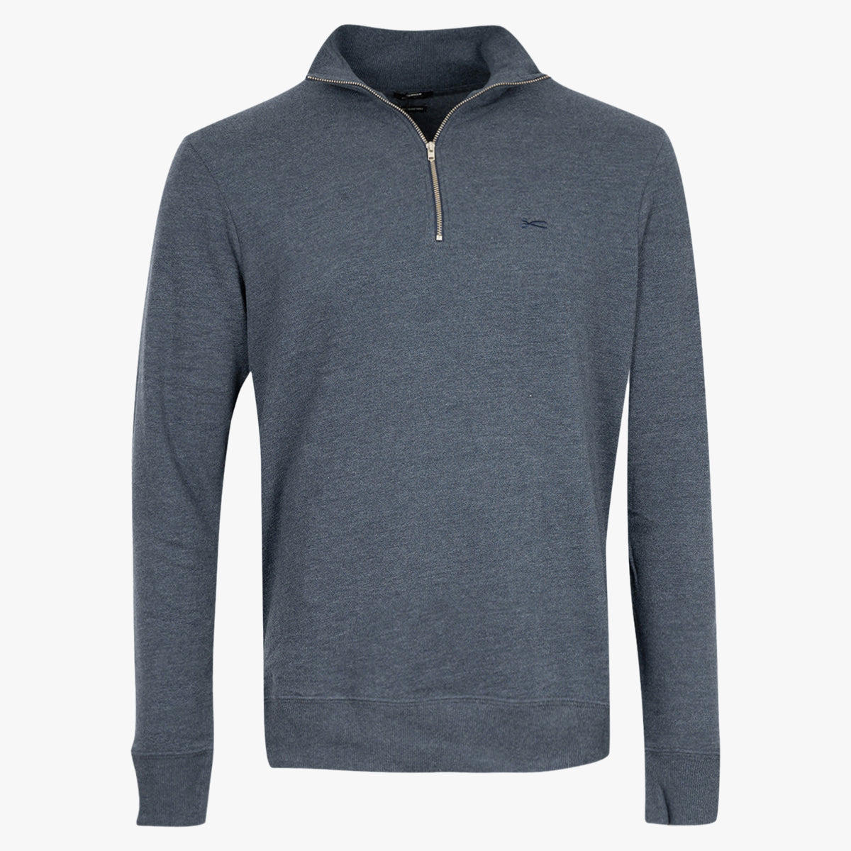 Denham Trui met Rits Blauw | Roger Half Zip