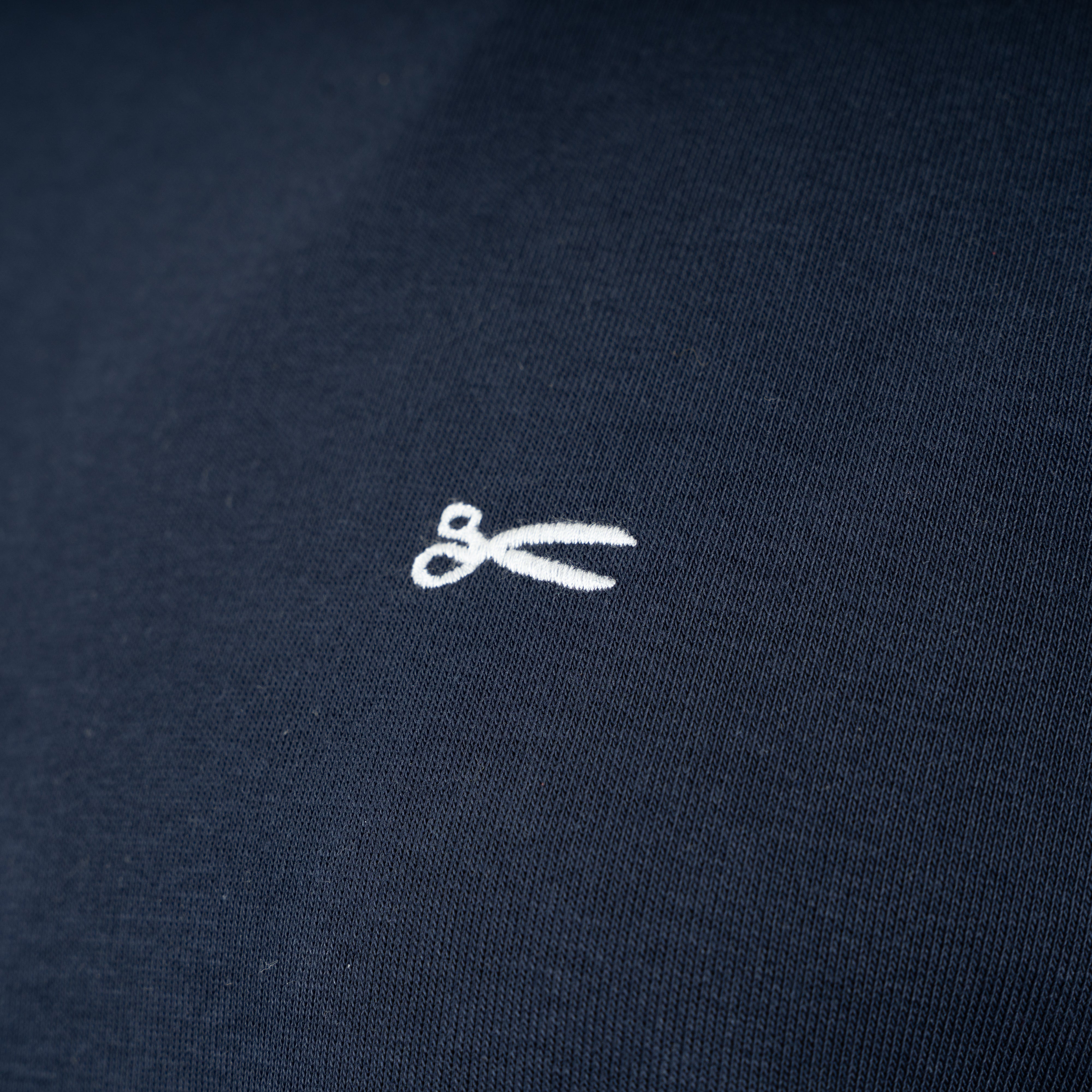 Denham Sweater Donkerblauw | Scissor Crewneck