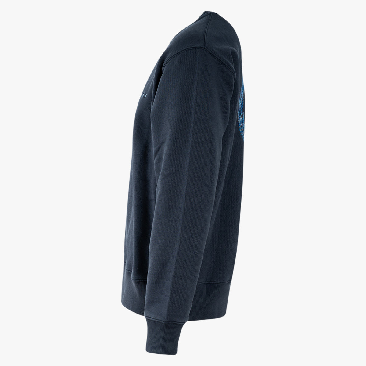 Olaf Sweater met Backprint Donkerblauw | Lined Face Crewneck