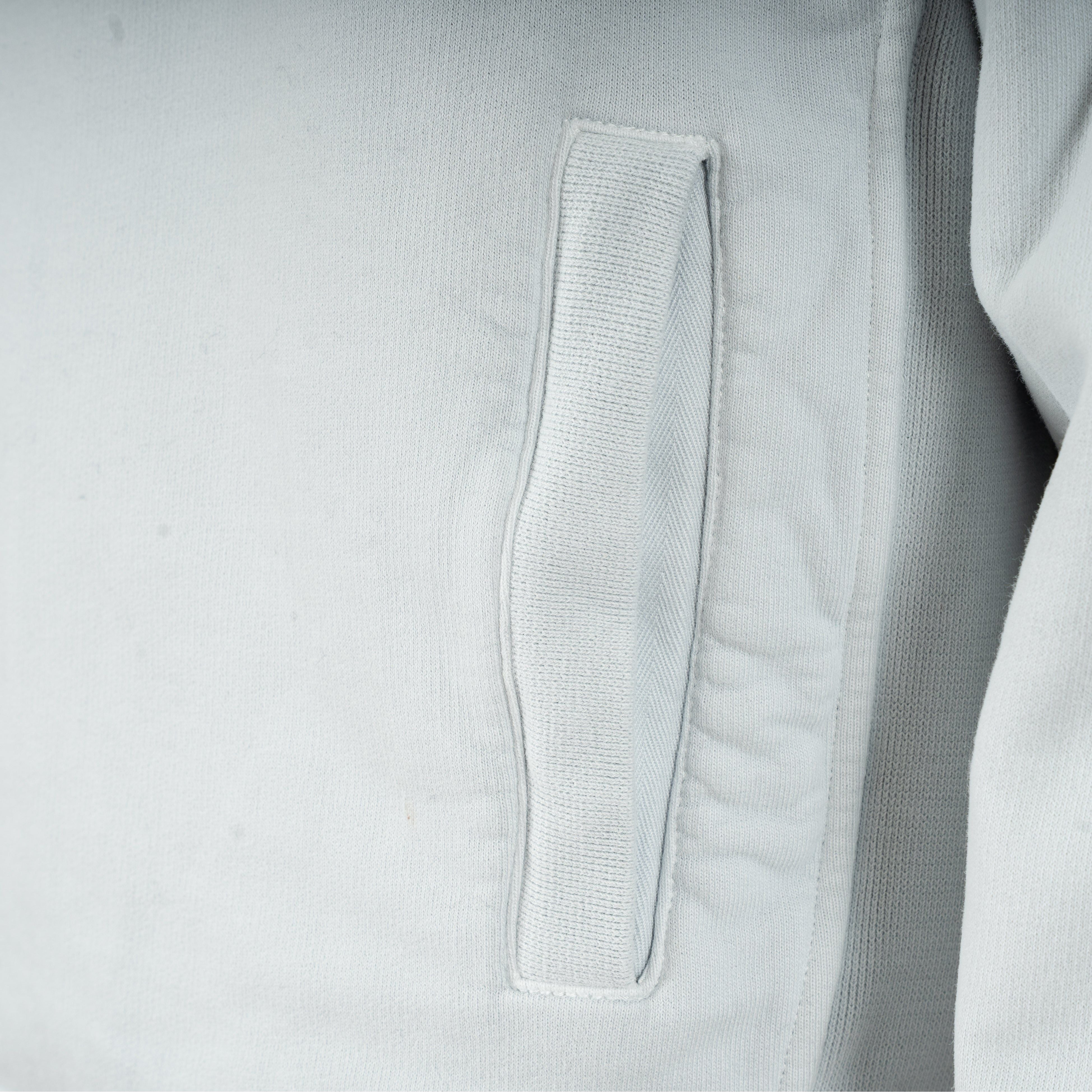 Stone Island Hoodie Lichtblauw | Brushed Organic Cotton Fleece