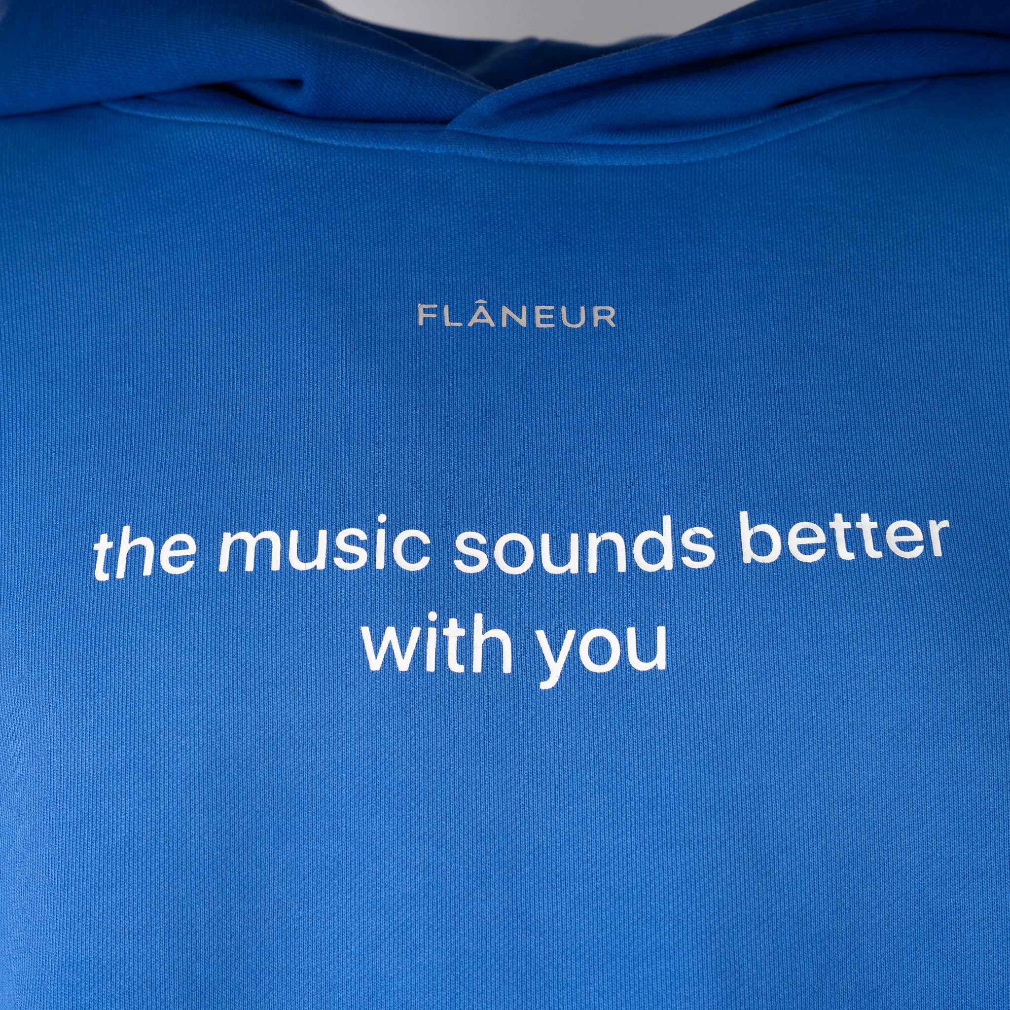 Flaneur Hoodie Blauw | With You