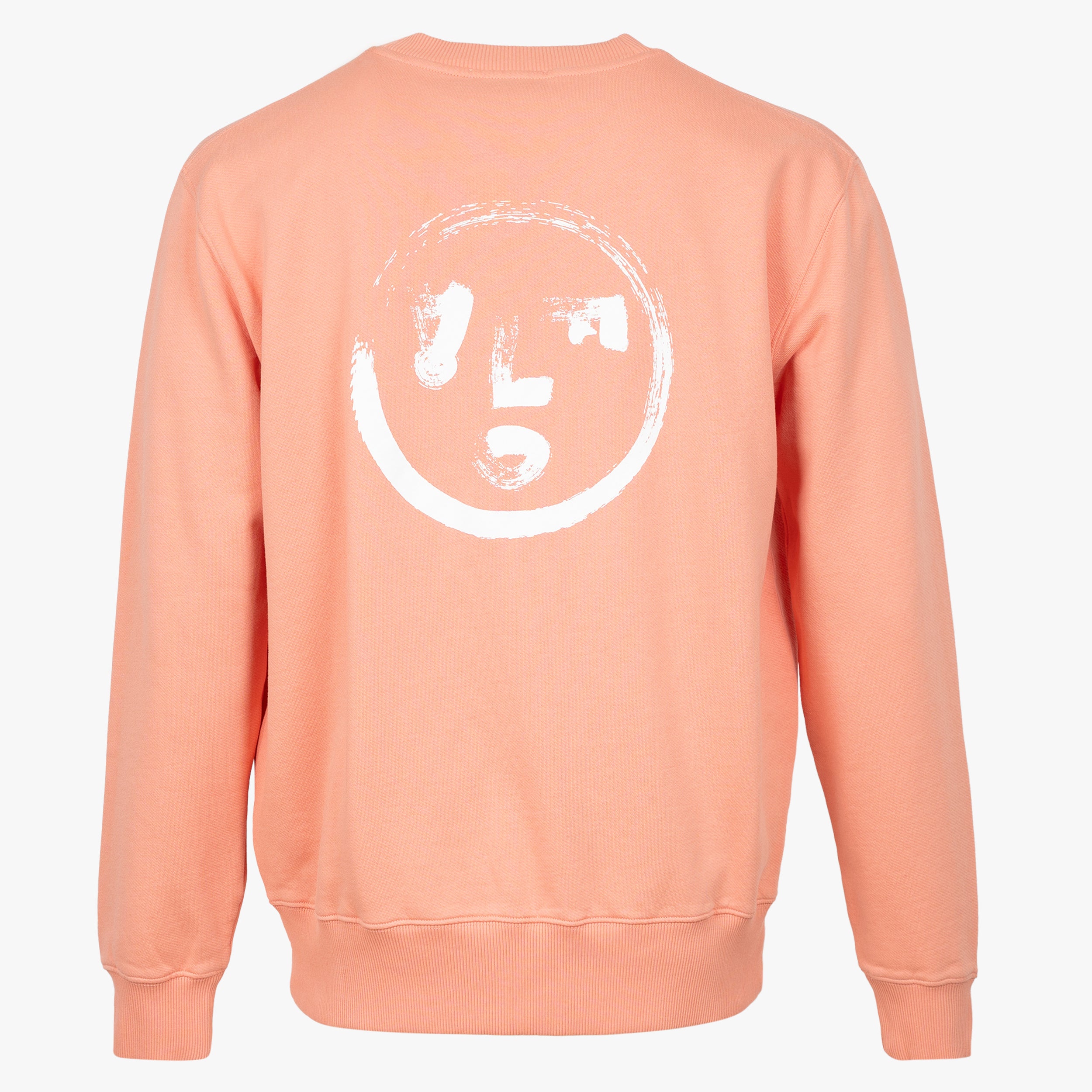 Olaf Sweater Backprint Roze | Brushstroke Face