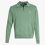 Ralph Lauren Sweater met Rits Lichtgroen | Loopback Fleece